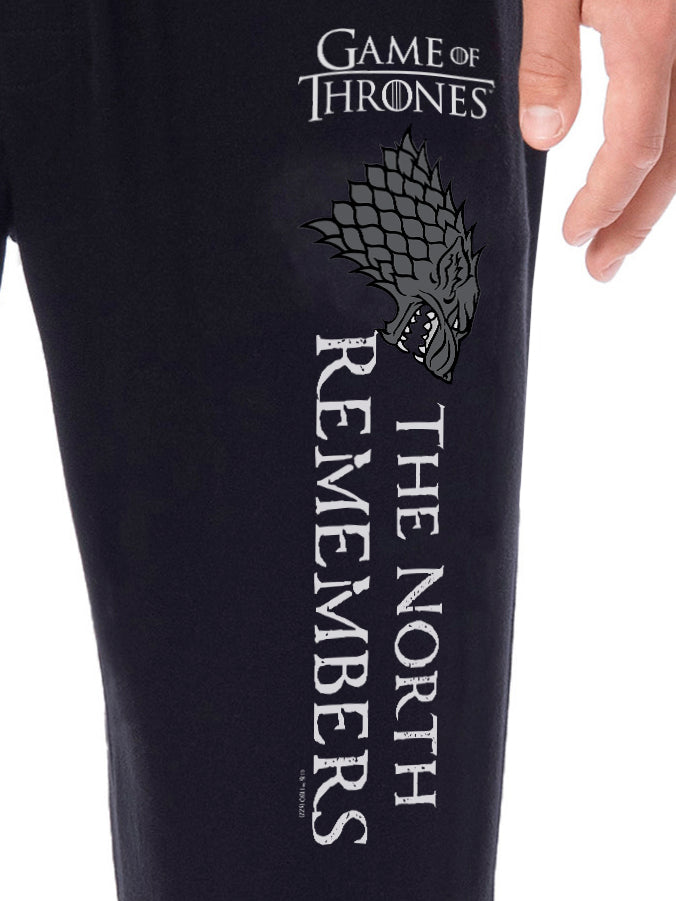 Game Of Thrones Mens' TV Series The North Remembers Sleep Pajama Pants