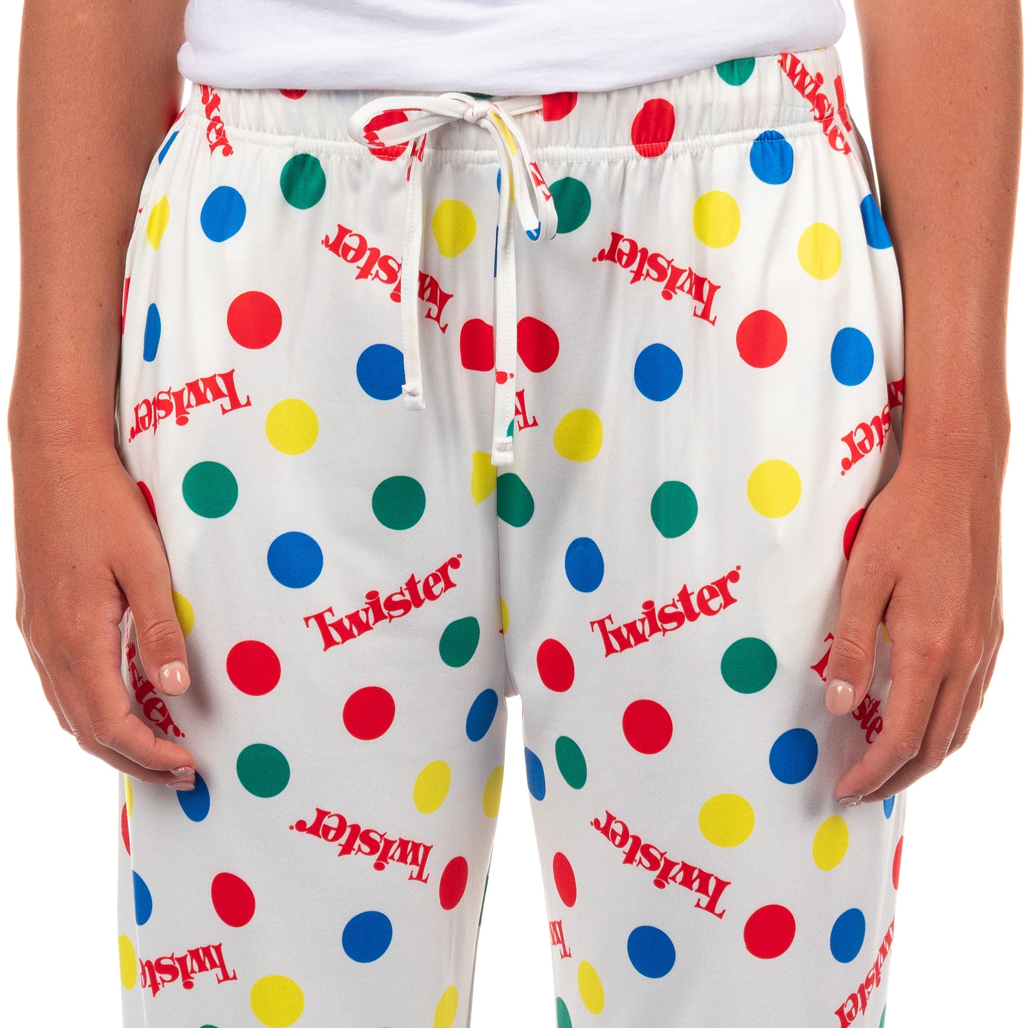 Twister Board Game Pajama Pants Women's Party Game Design Lounge Bottoms