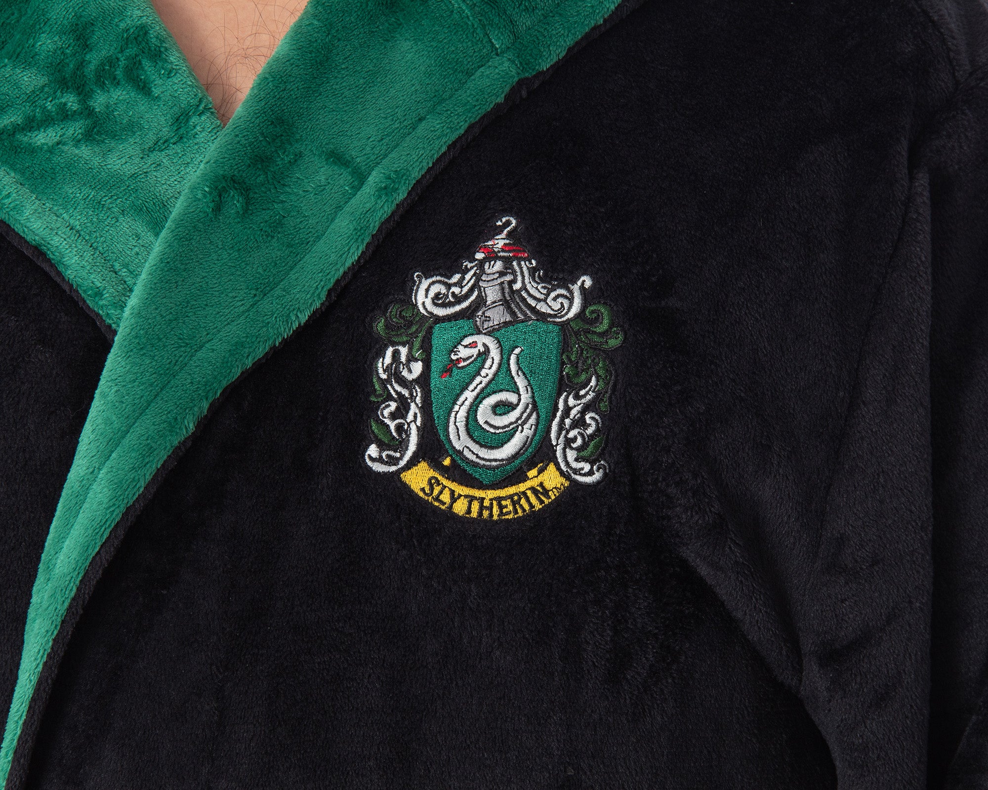 Harry Potter Adult Fleece Plush Hooded Robe - Big and Tall