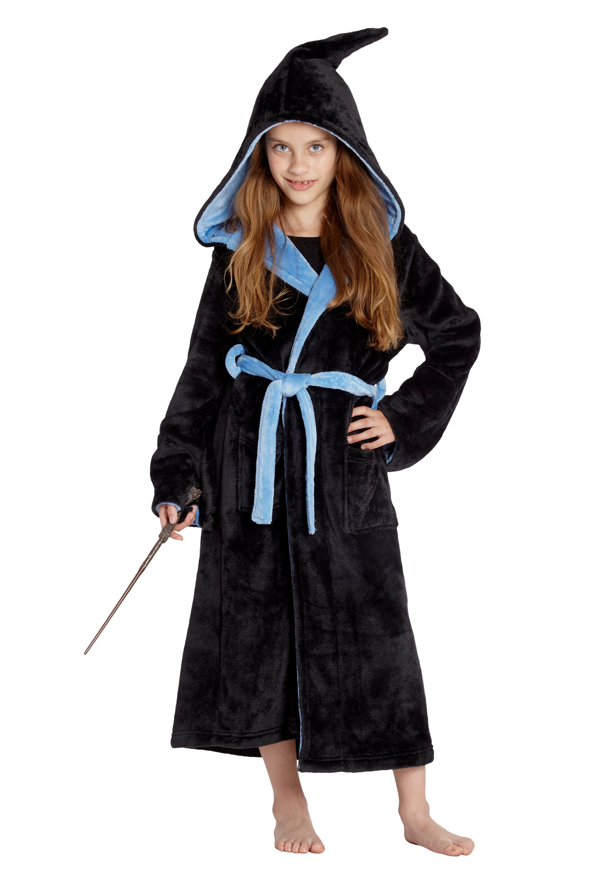 Harry Potter Hogwarts Houses Girl's Fleece Robe Pajama Lounge