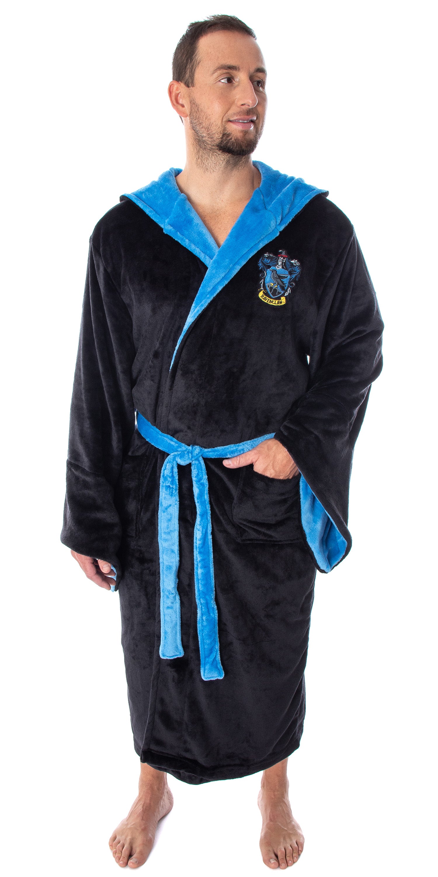 Harry Potter Adult Fleece Plush Hooded Robe