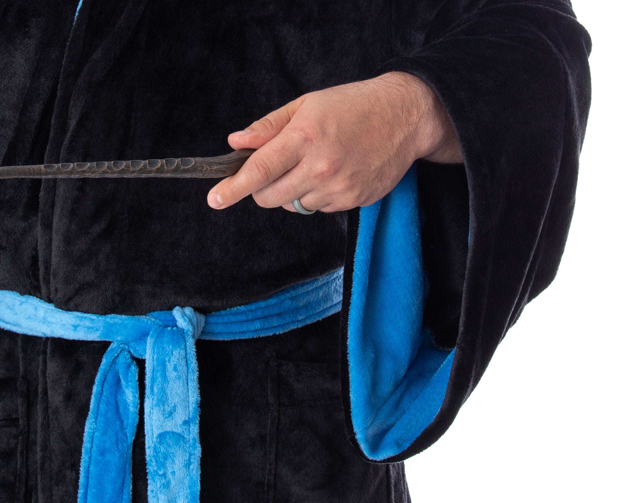 Harry Potter Adult Fleece Plush Hooded Robe - Big and Tall