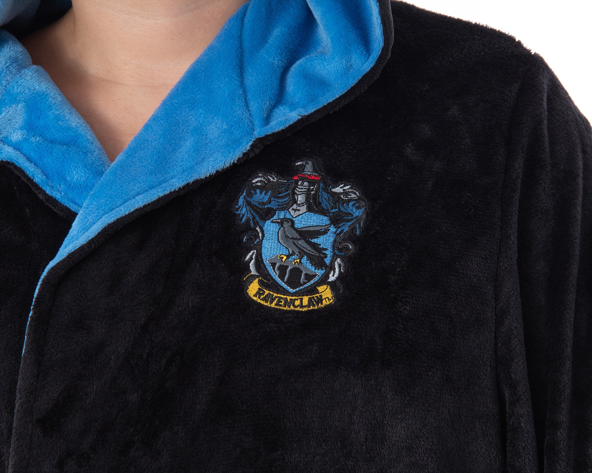 Harry Potter Adult Fleece Plush Hooded Robe - Big and Tall