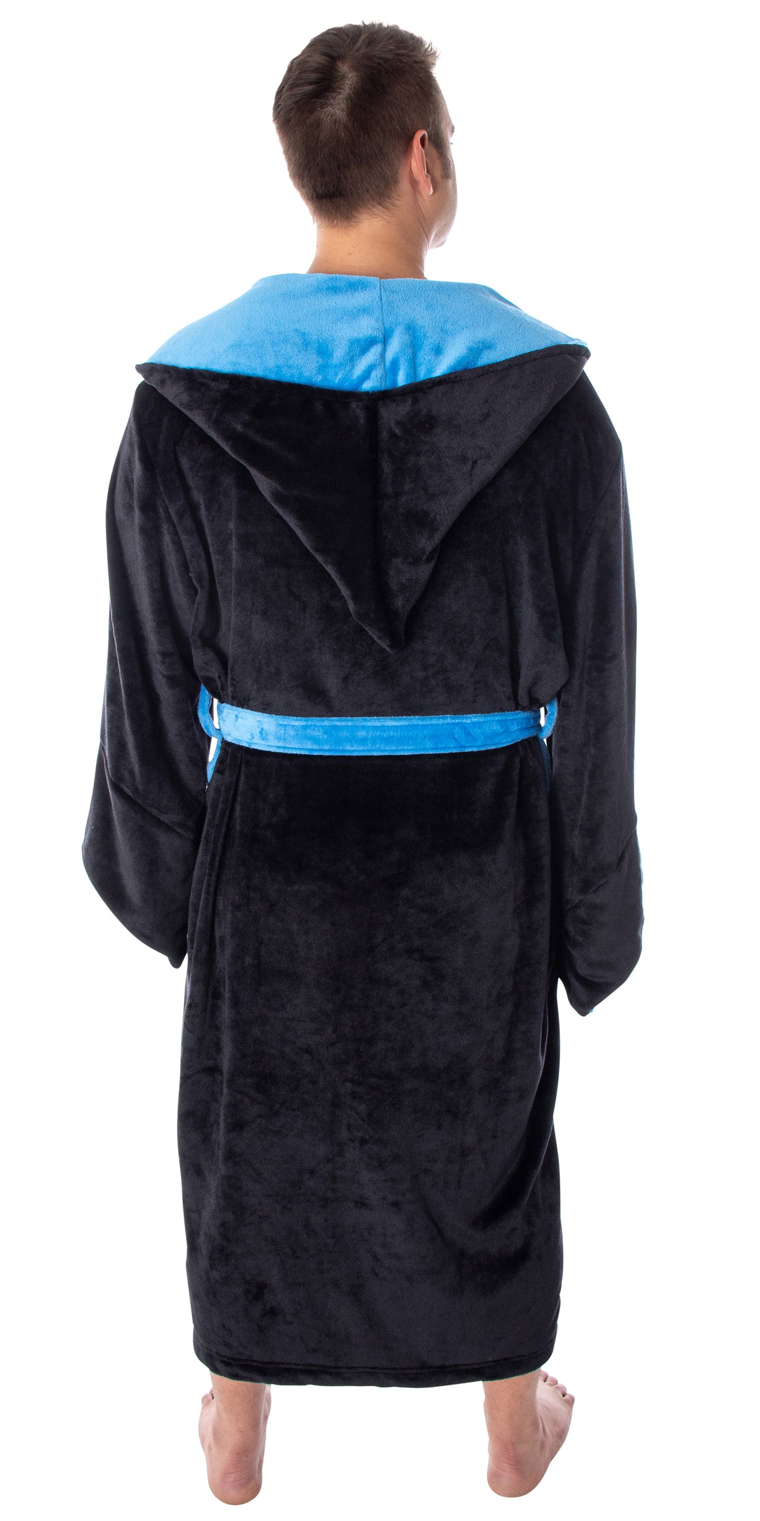 Harry Potter Adult Fleece Plush Hooded Robe - Big and Tall