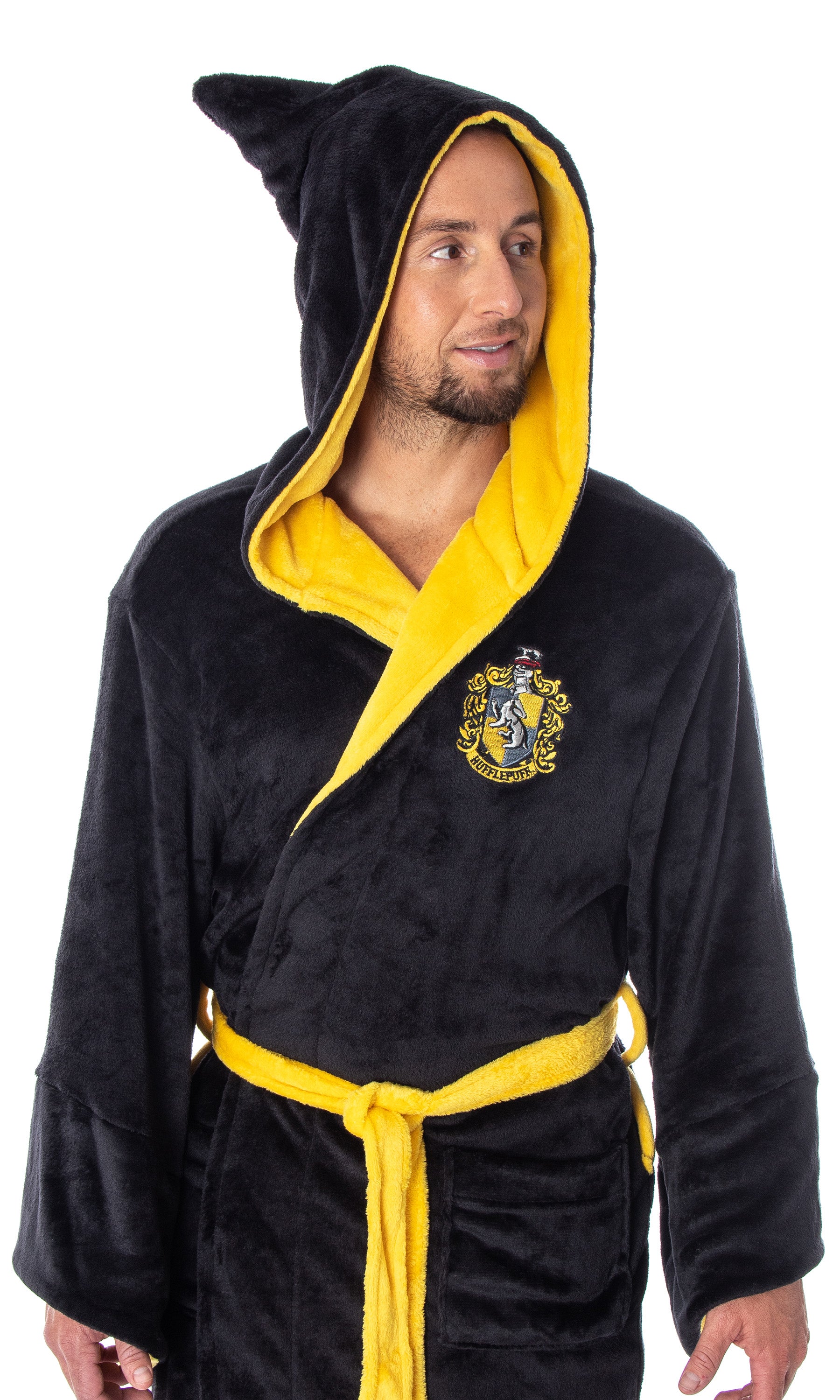 Harry Potter Adult Fleece Plush Hooded Robe