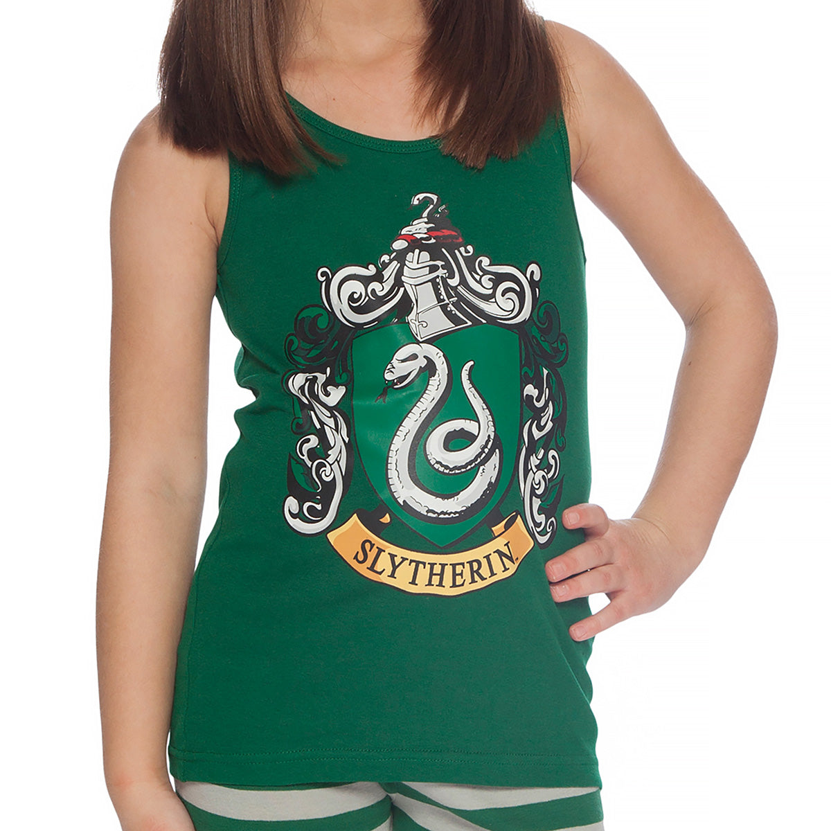 Harry Potter Girls Hogwarts House Crest Tank Top and Short Pajama 2pc Set