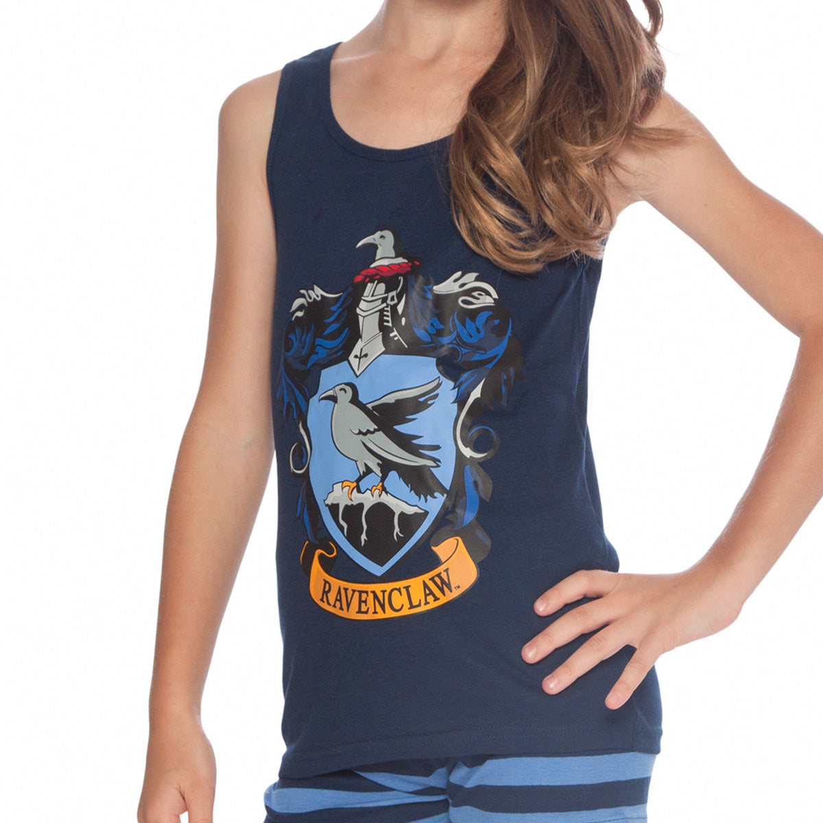 Harry Potter Girls Hogwarts House Crest Tank Top and Short Pajama 2pc Set