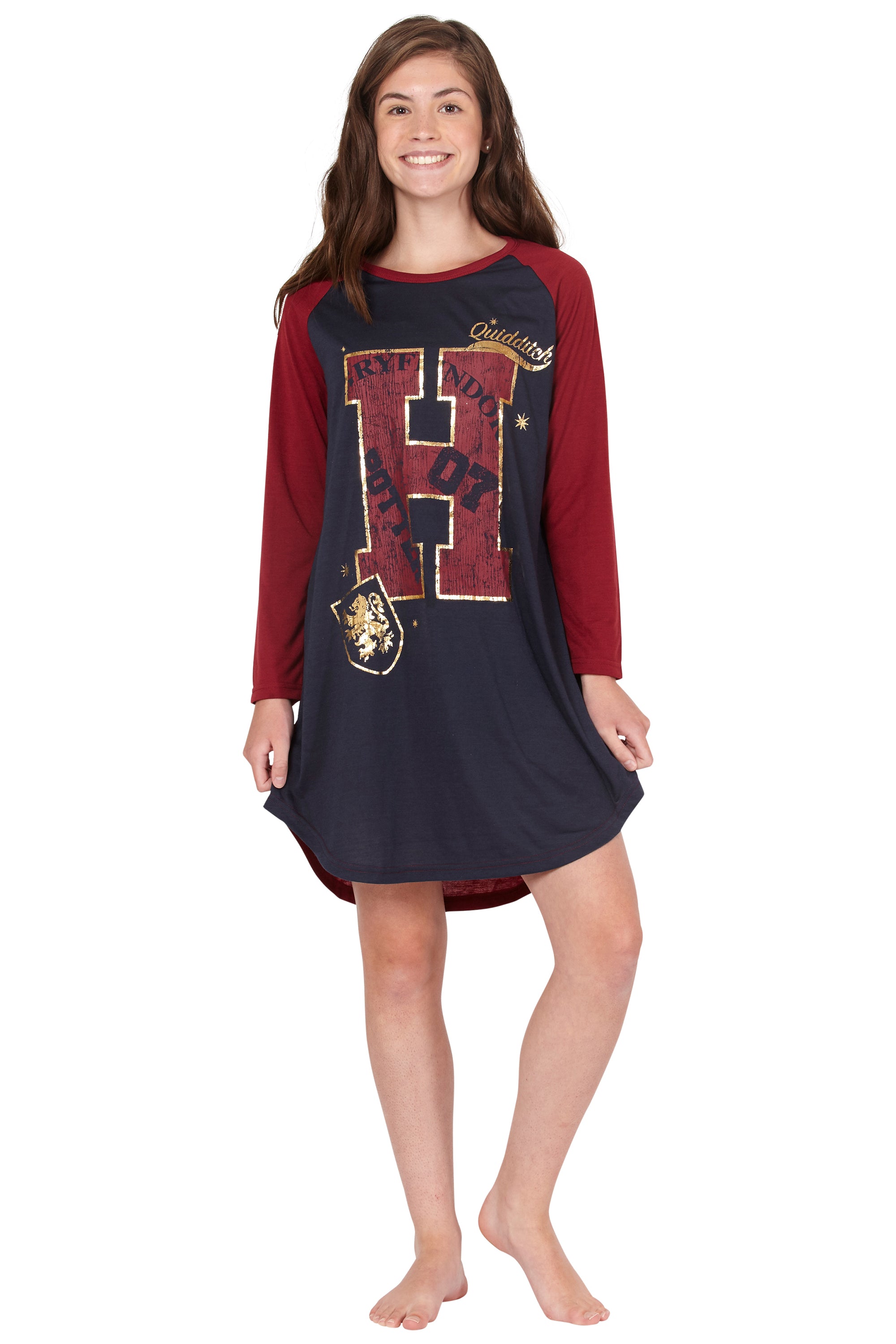 Harry Potter Nightgown Pajamas Girls Night Shirt Sleep Tee