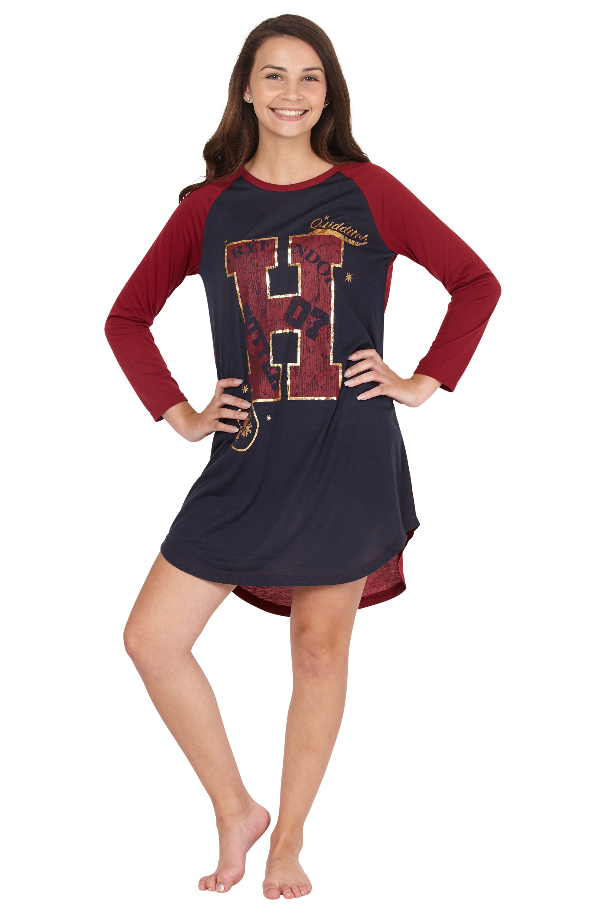 Harry Potter Nightgown Pajamas Girls Night Shirt Sleep Tee