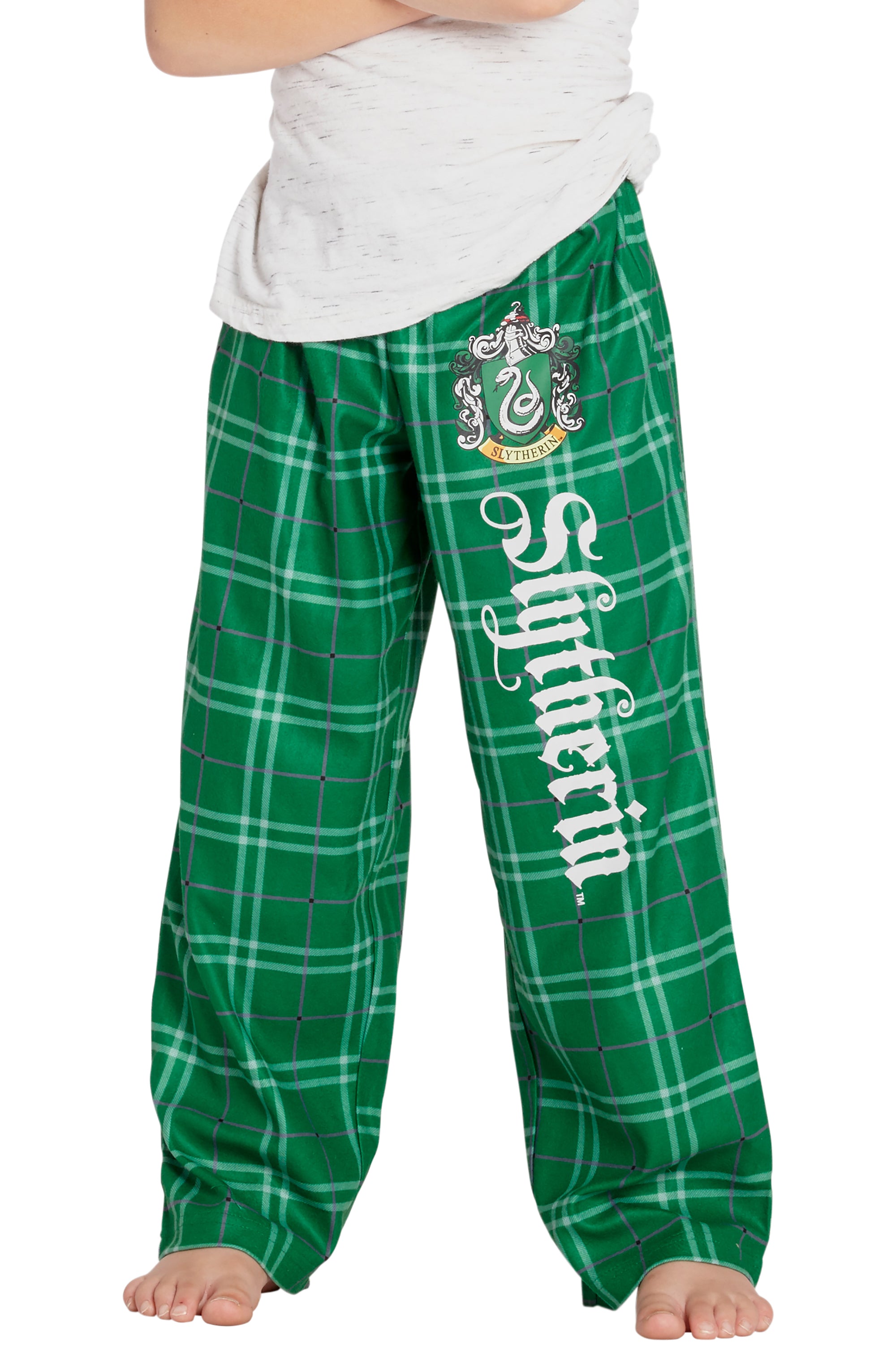 Intimo Harry Potter Boys Houses Plaid Pajama Lounge Pants