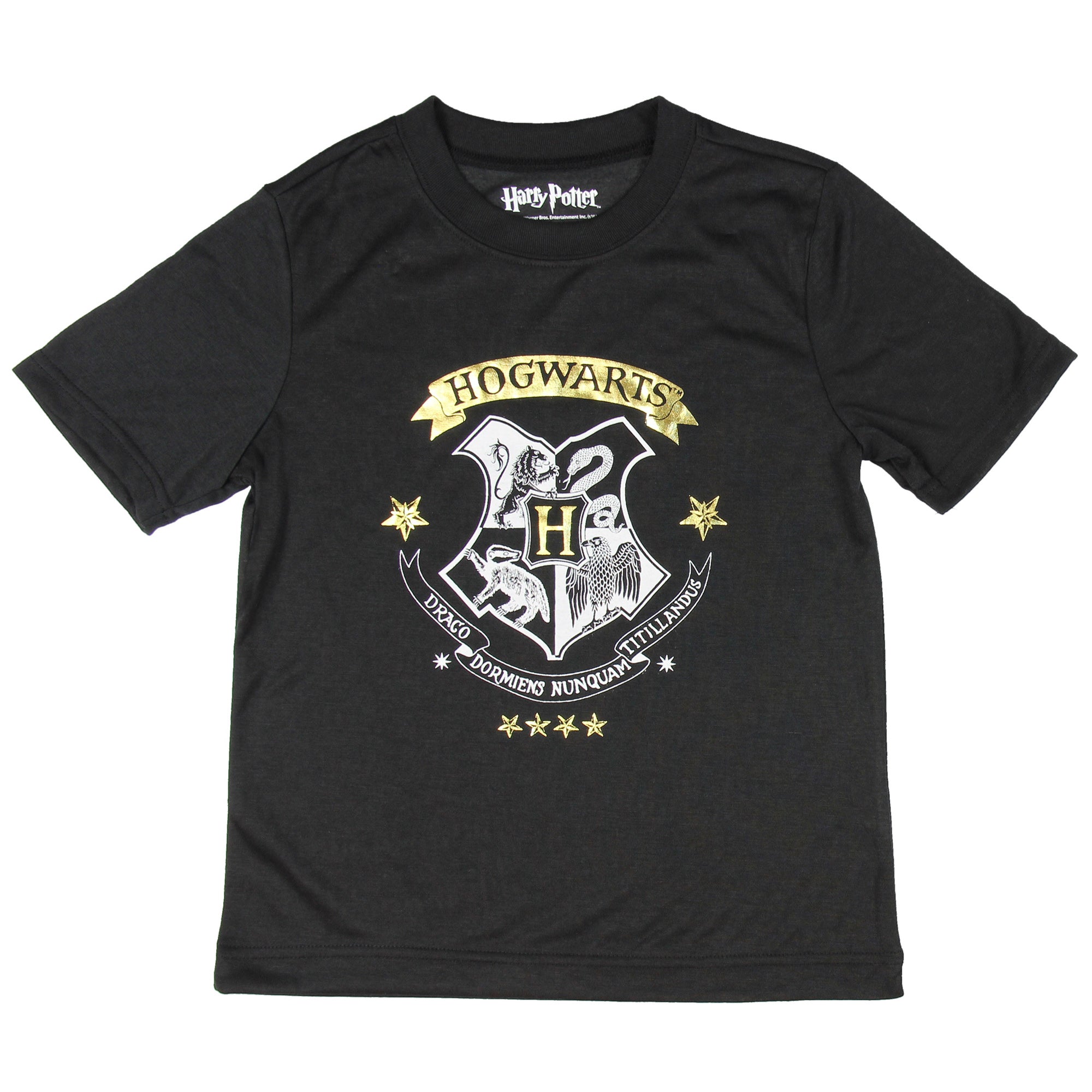 HARRY POTTER Boys Little Hogwarts Wizard Crest Pajama Short Set