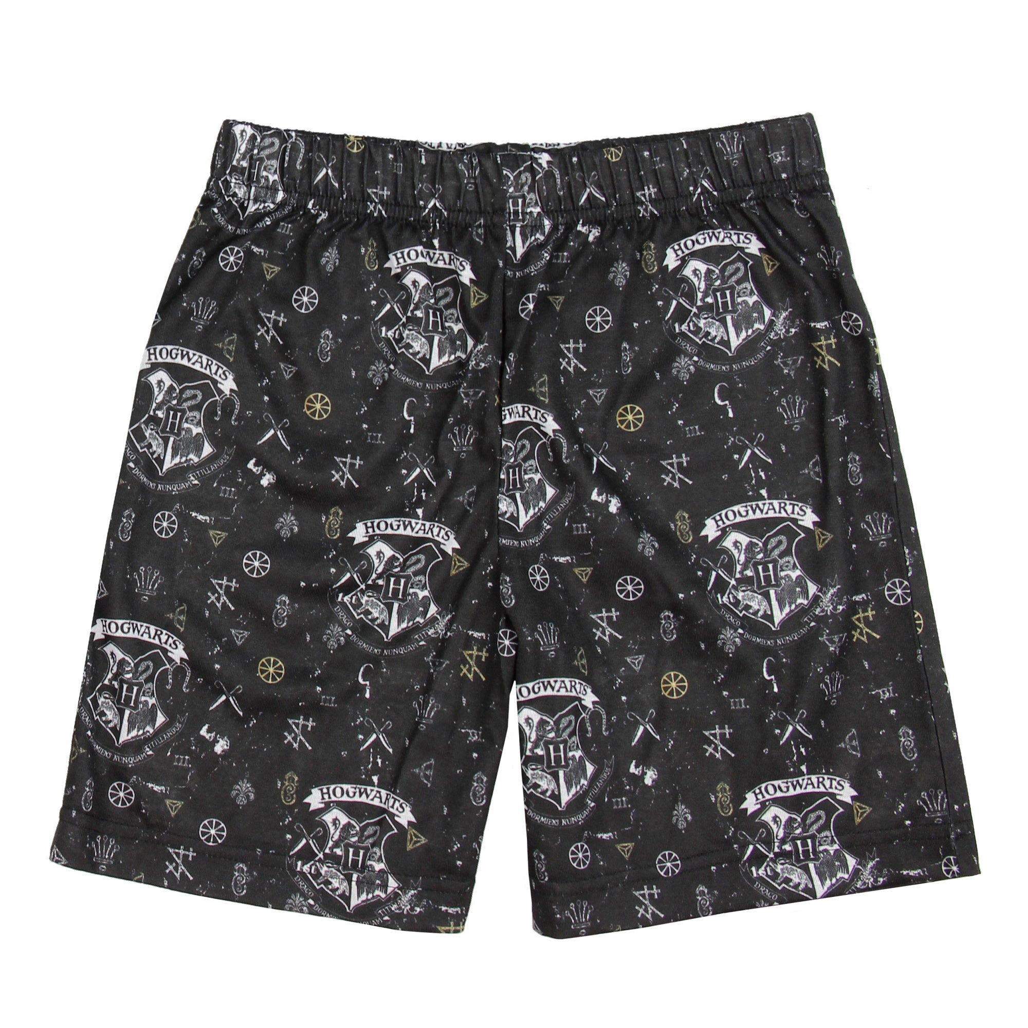 HARRY POTTER Boys Little Hogwarts Wizard Crest Pajama Short Set
