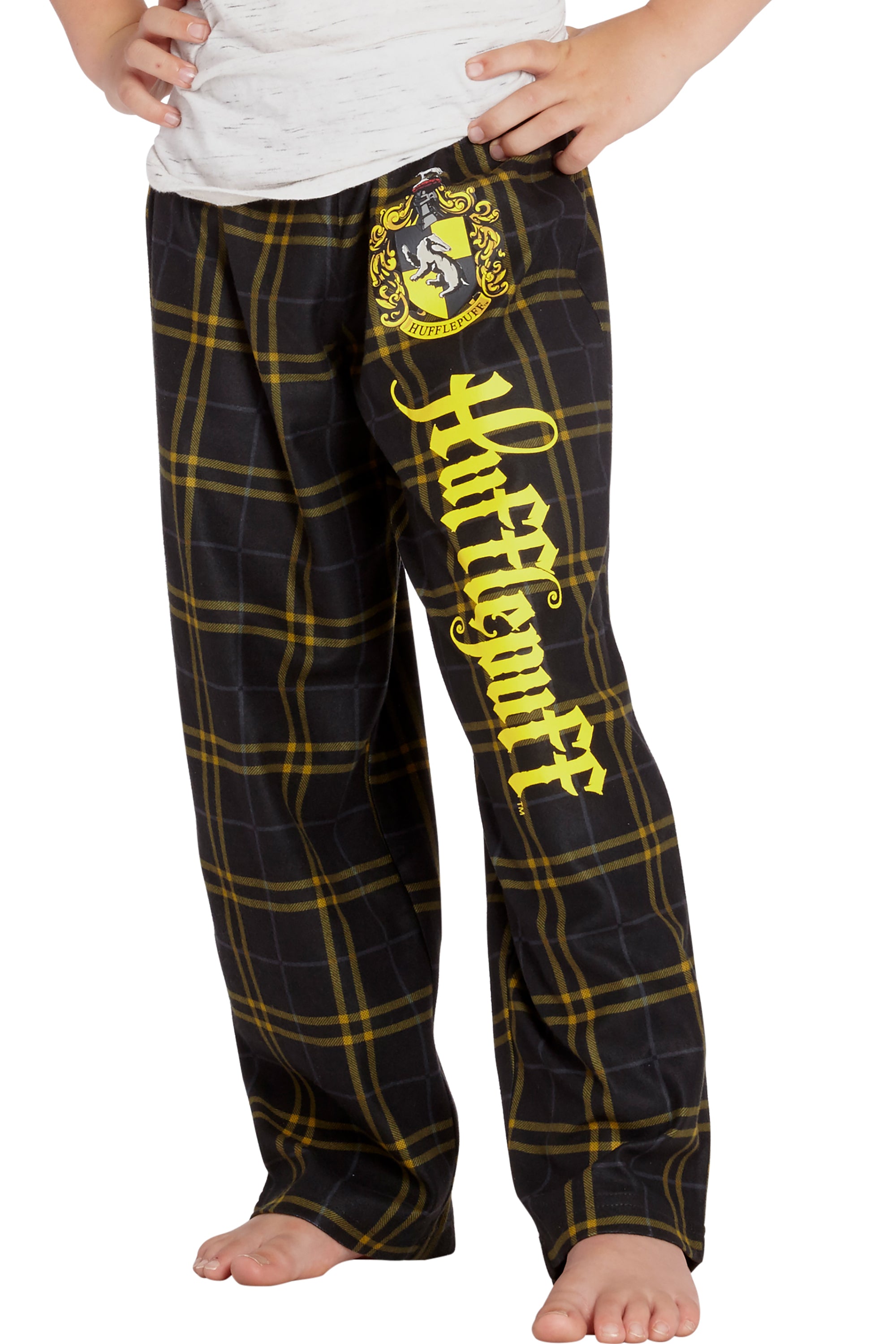 Intimo Harry Potter Boys Houses Plaid Pajama Lounge Pants
