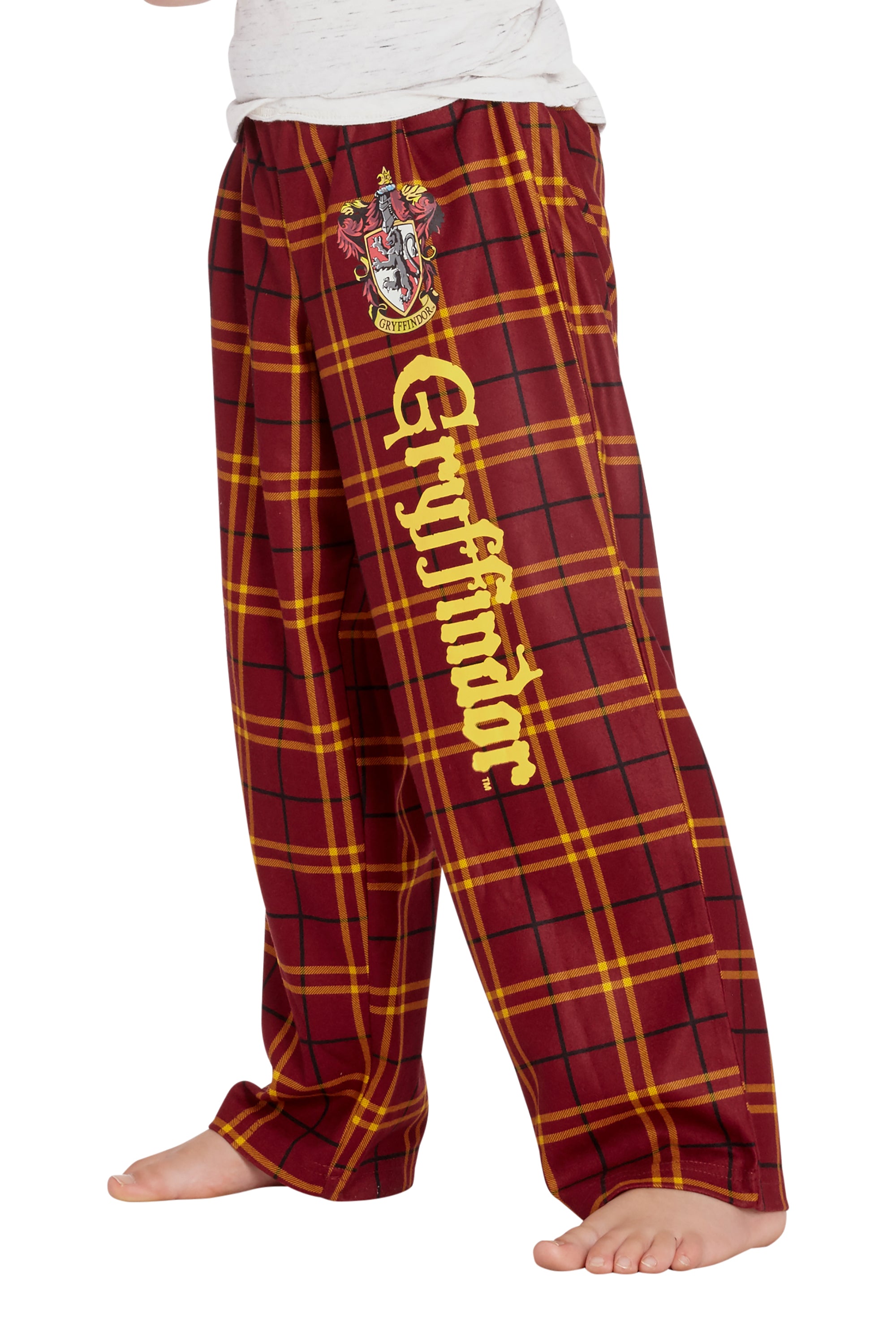 Intimo Harry Potter Boys Houses Plaid Pajama Lounge Pants