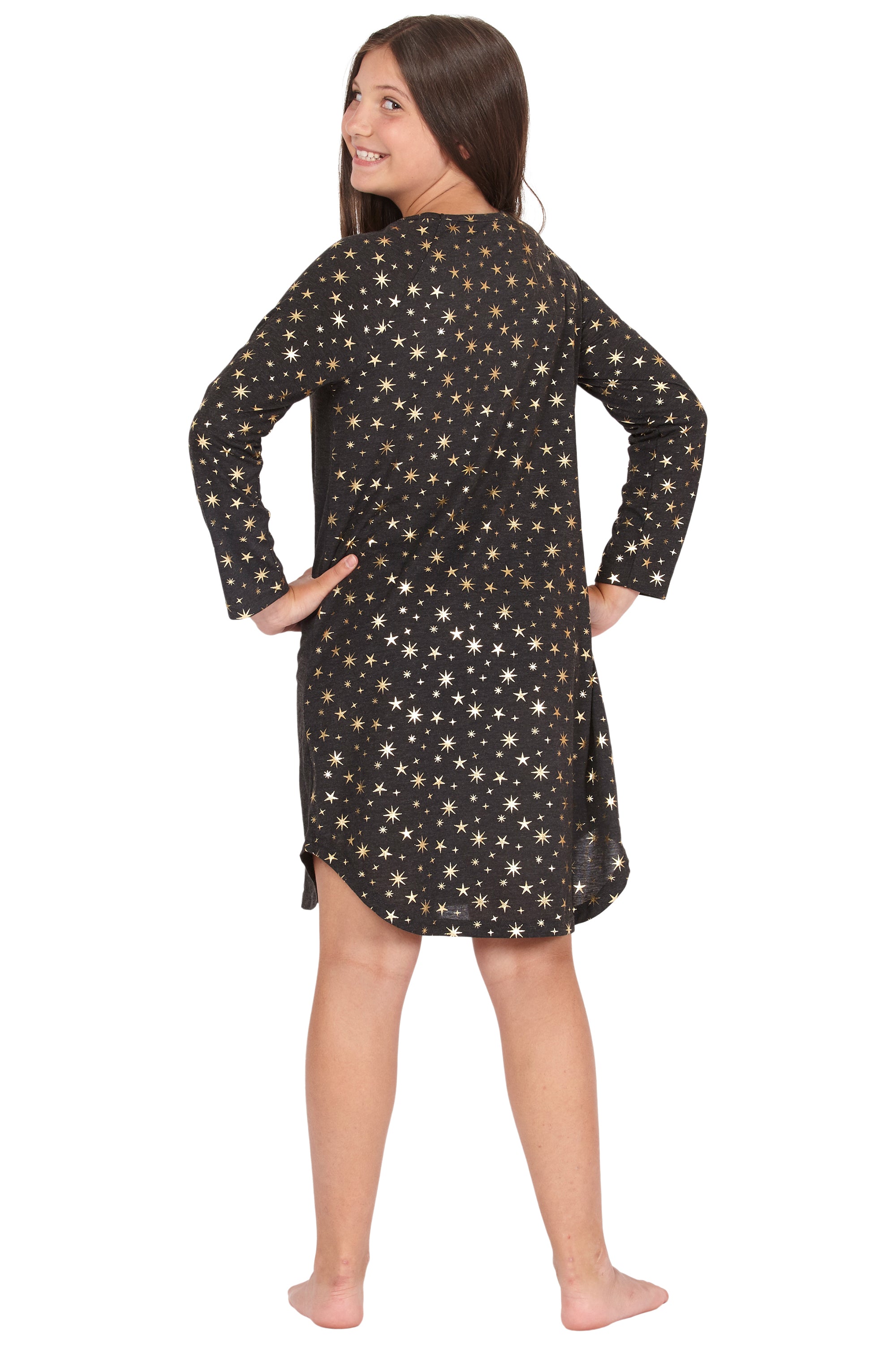 Harry Potter Hermione Chibi Charms Hogwarts Girls Raglan Pajama Gown