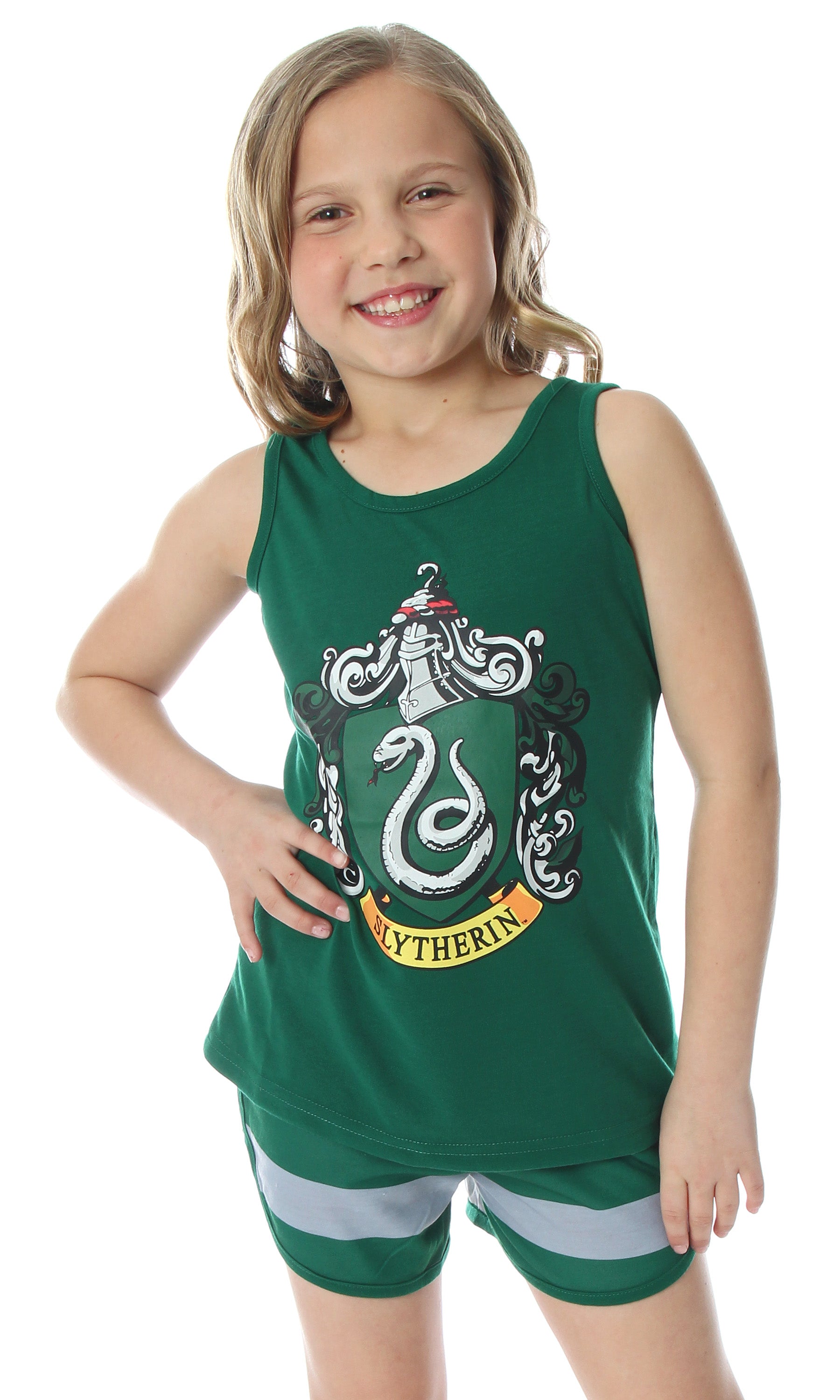 Harry Potter Girls Hogwarts House Tank and Shorts Pajama Set