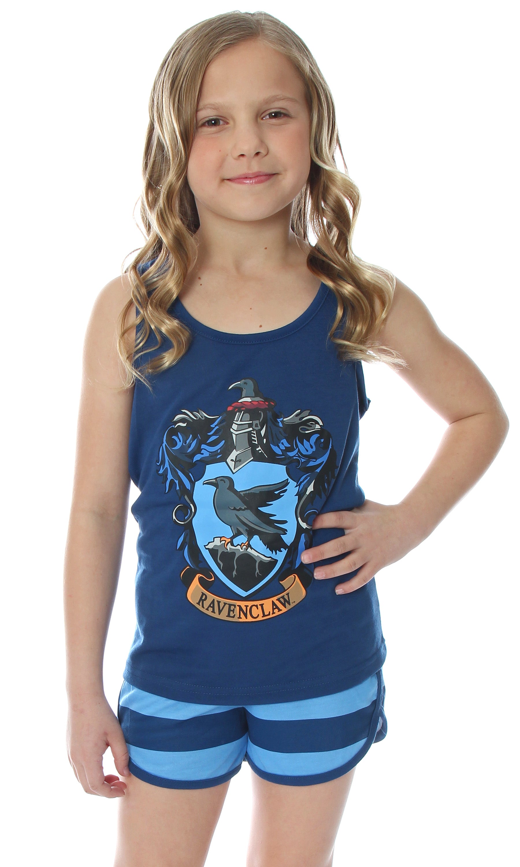 Harry Potter Girls Hogwarts House Tank and Shorts Pajama Set