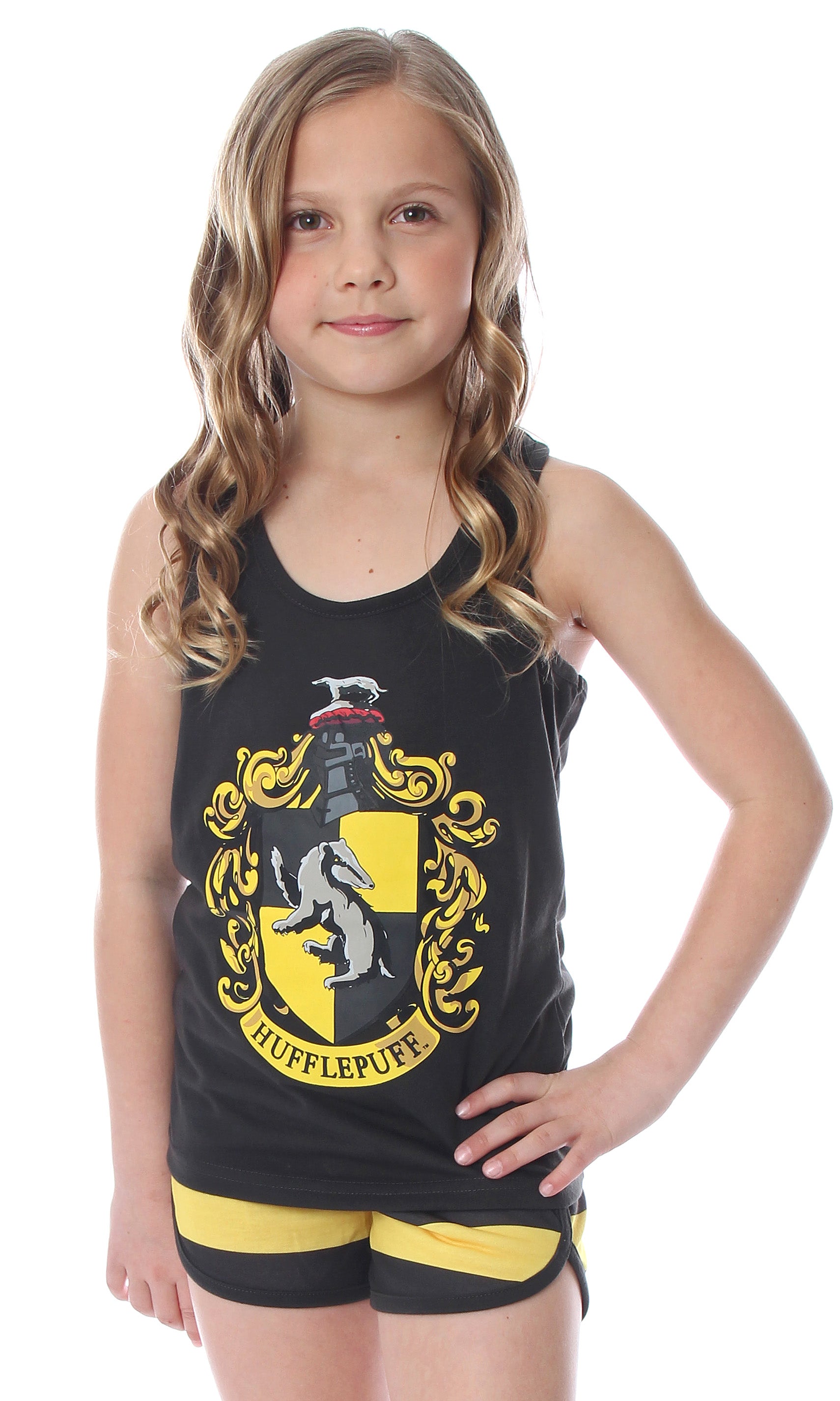 Harry Potter Girls Hogwarts House Tank and Shorts Pajama Set