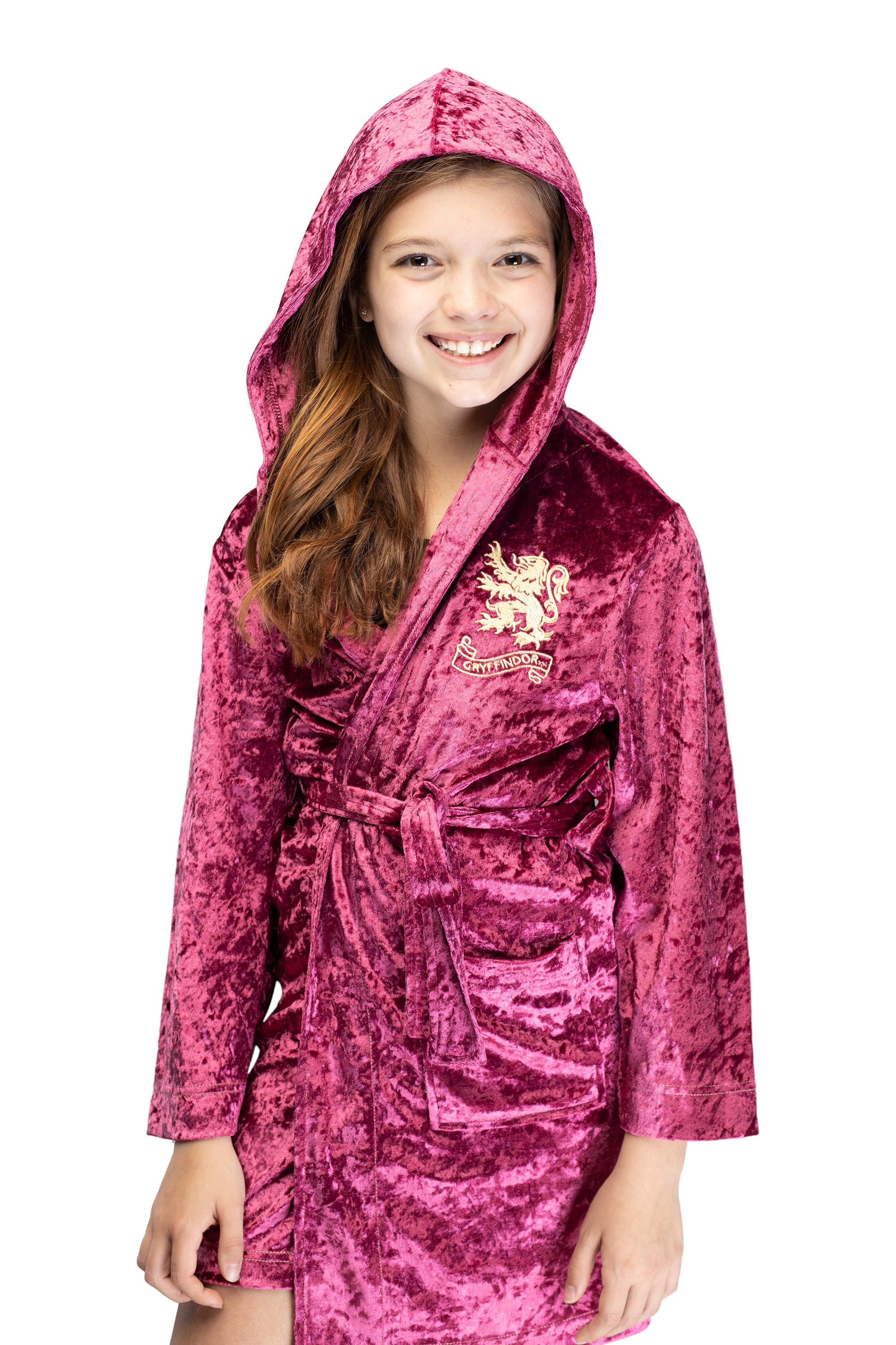 Harry Potter Girls Velvet Robe Hogwarts Houses