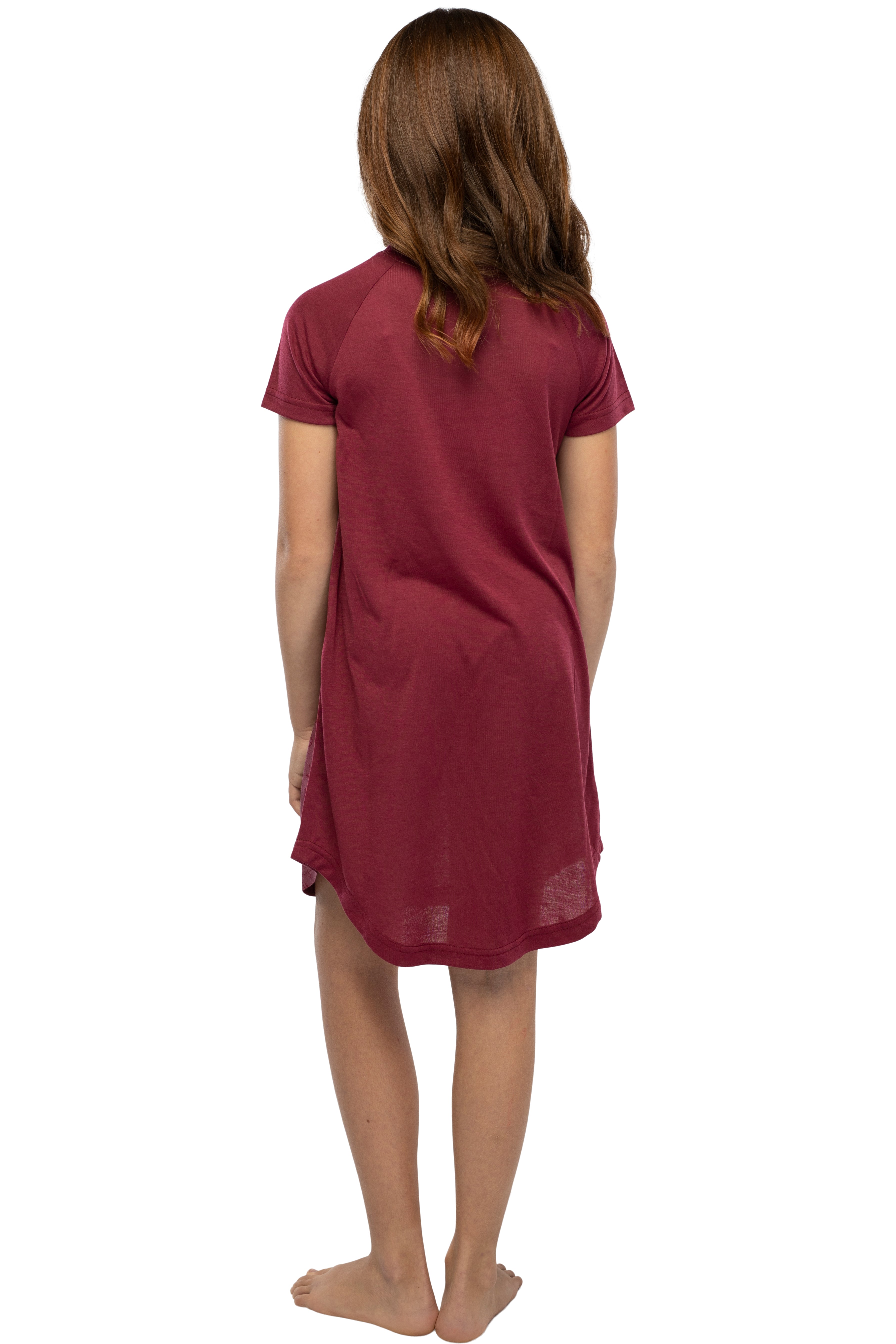 Harry Potter Girls Foil Print Hogwarts Raglan Nightgown