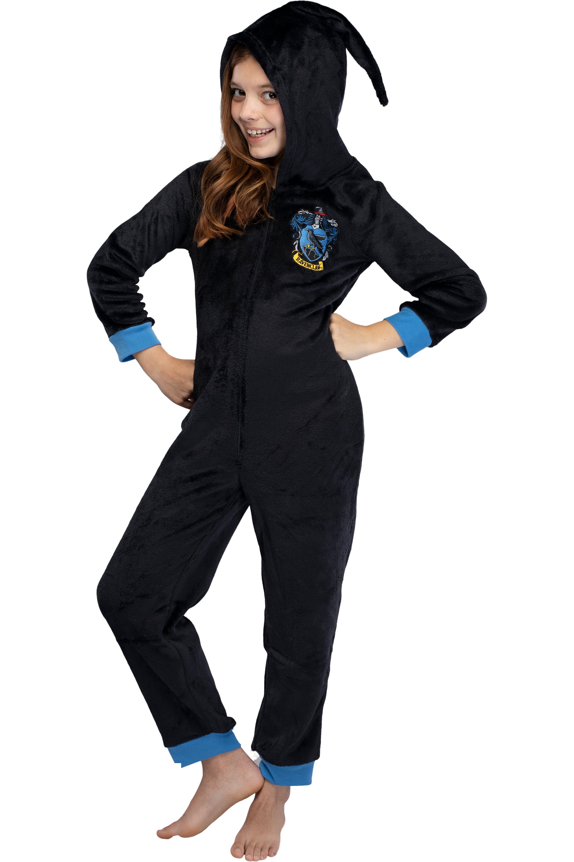 Harry Potter Unisex Kids Hooded Pajama Union Suit