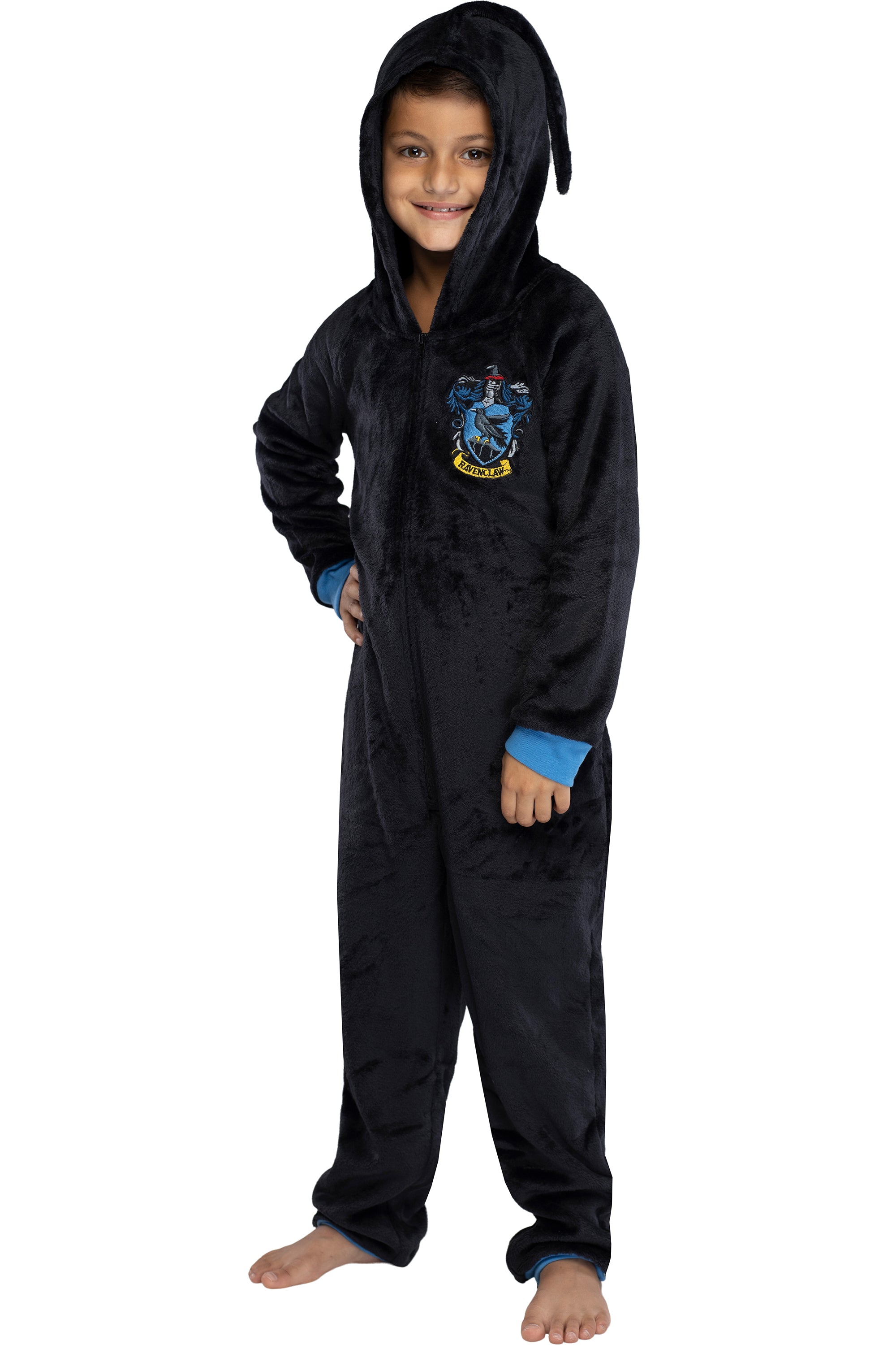Harry Potter Unisex Kids Hooded Pajama Union Suit