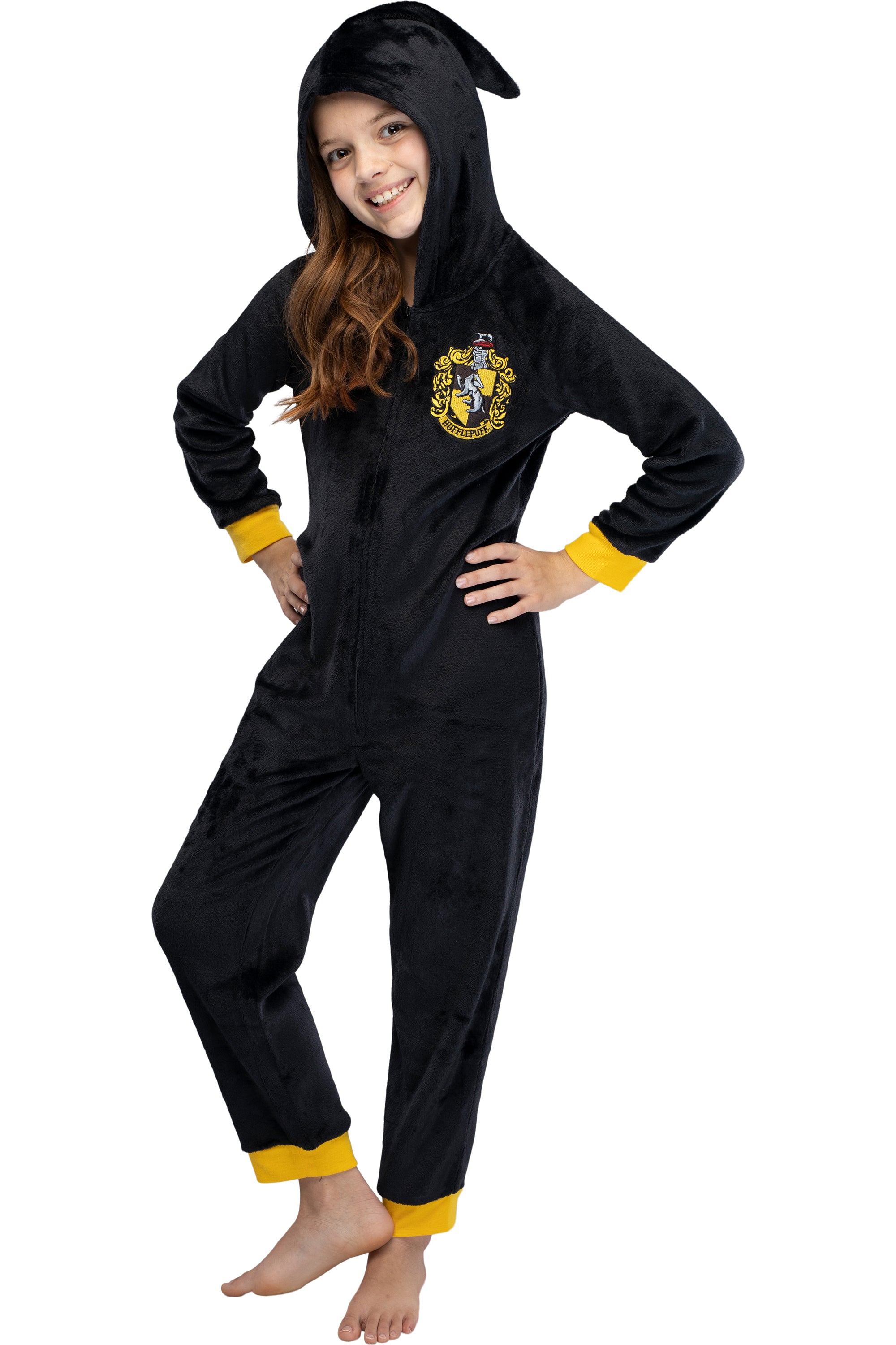 Harry Potter Unisex Kids Hooded Pajama Union Suit