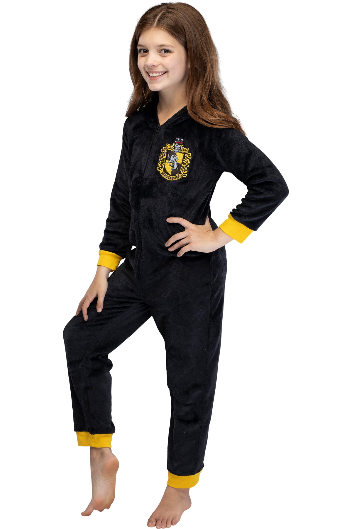 Harry Potter Unisex Kids Hooded Pajama Union Suit