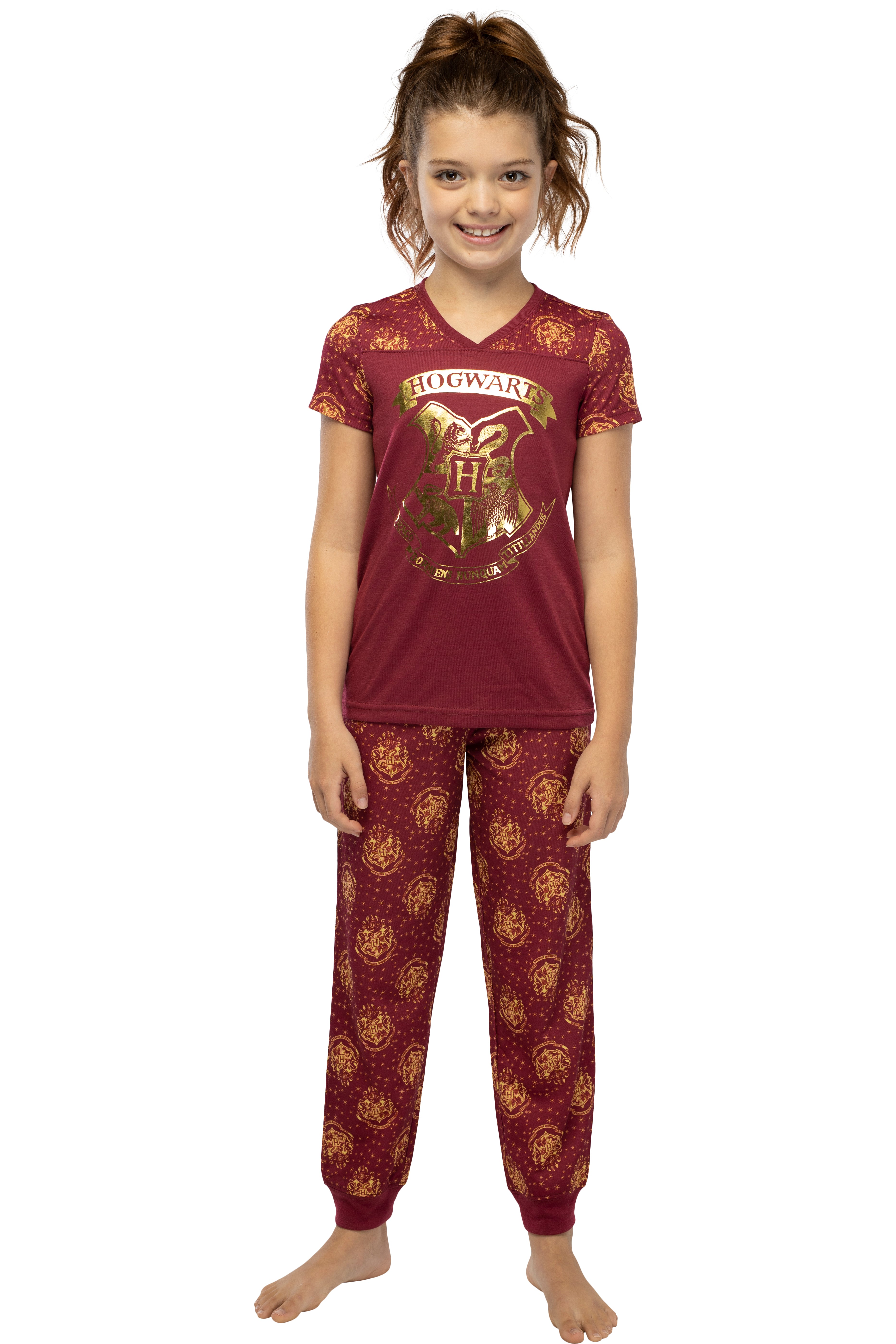 Harry Potter S/S Hogwarts Jogger PJ Pajamas Set