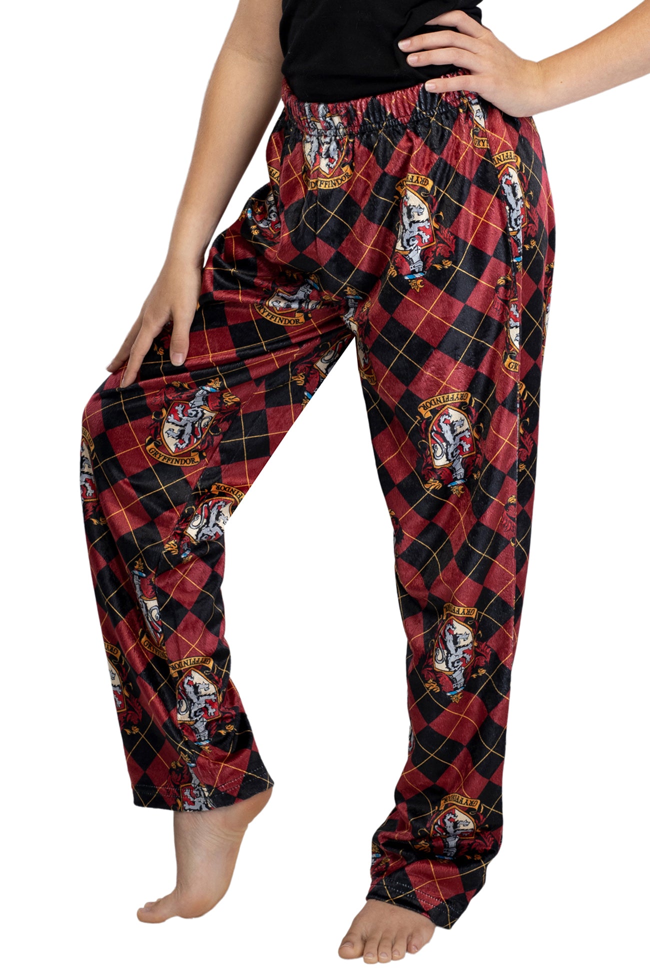 Harry Potter Big Girls Hogwarts Houses Crest Lounge Pants Pajamas