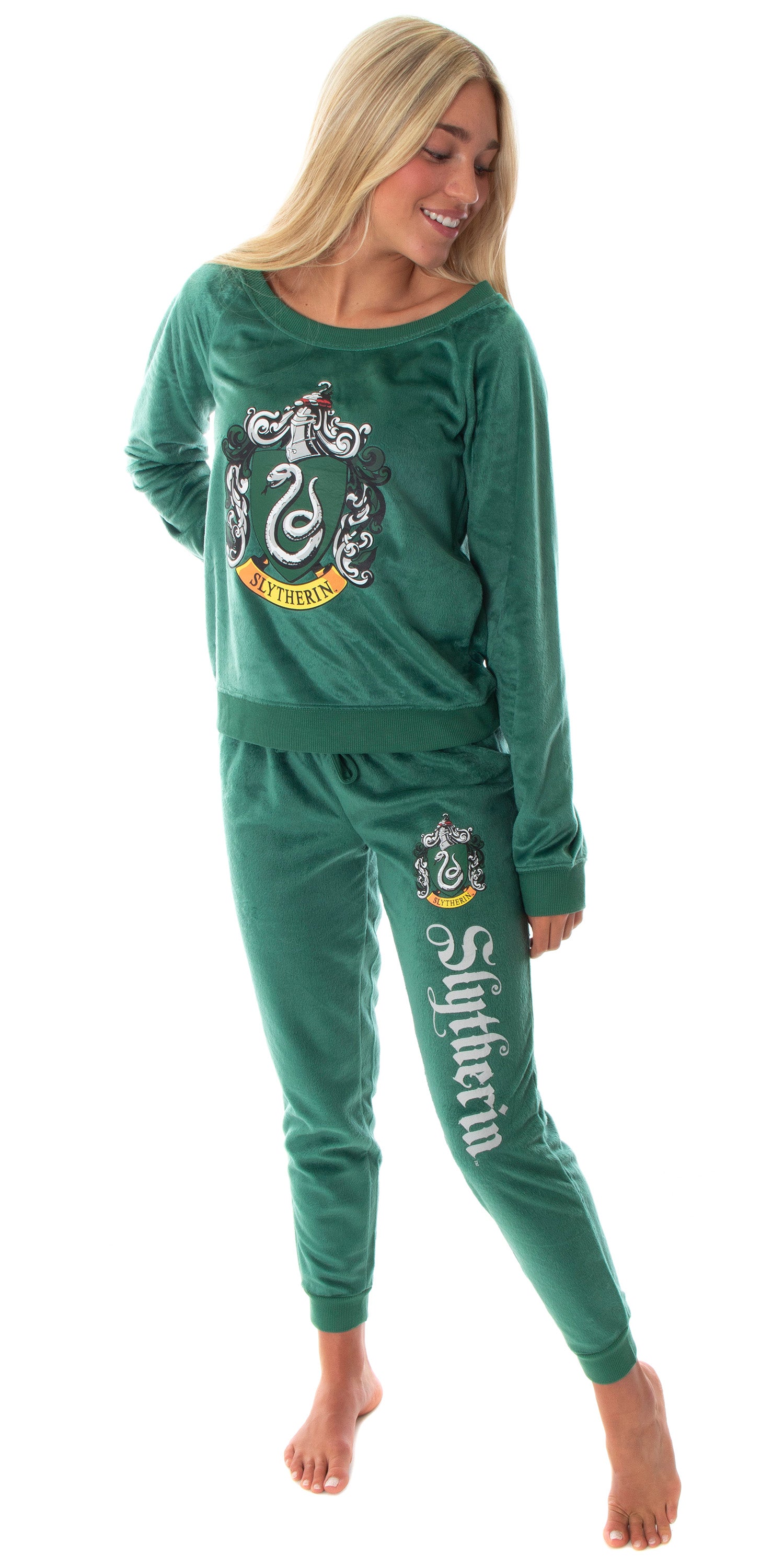 Harry Potter Juniors' Hogwart Castle Jogger Pajama Set - All 4 Houses Available