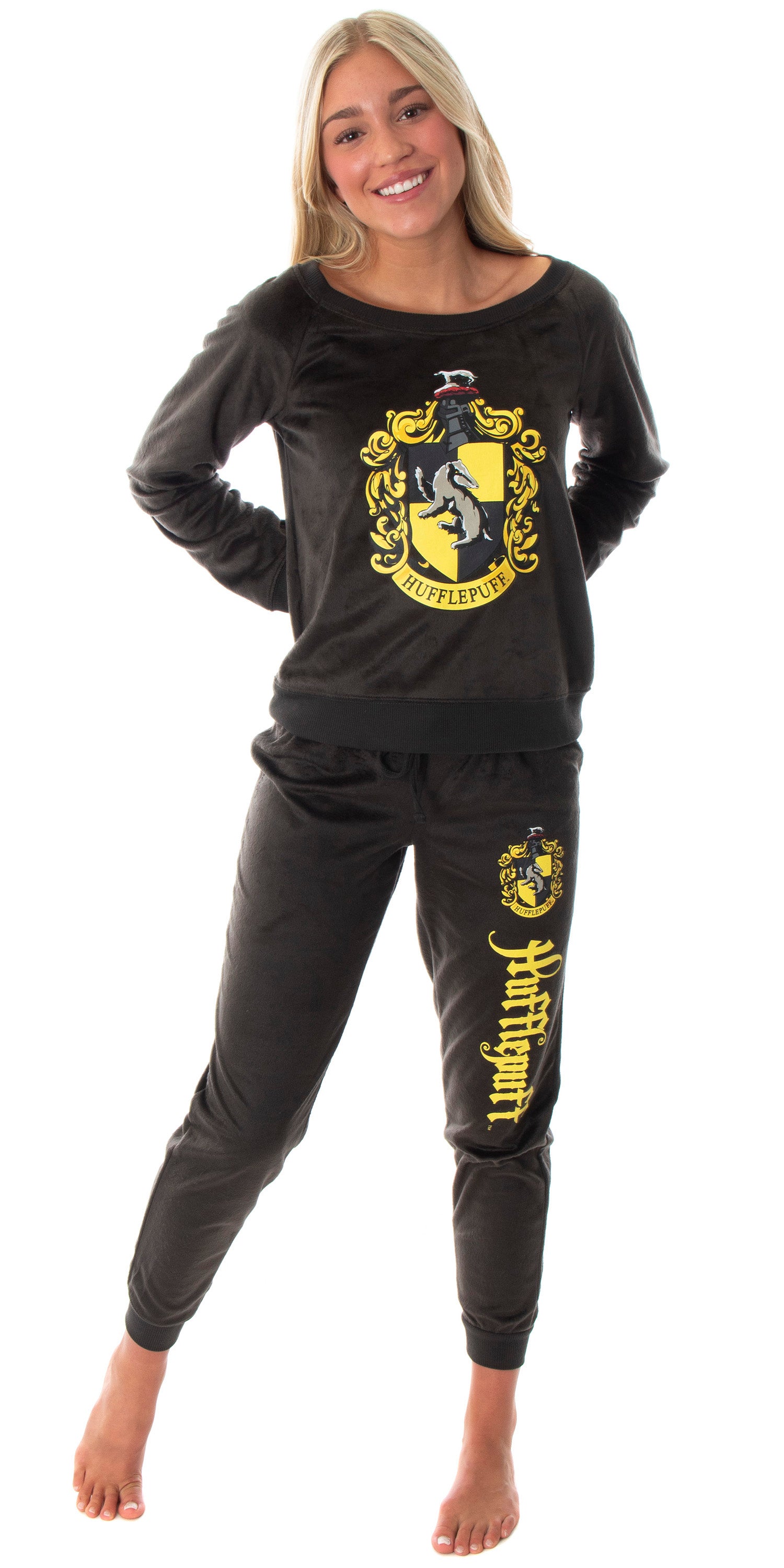 Harry Potter Juniors' Hogwart Castle Jogger Pajama Set - All 4 Houses Available