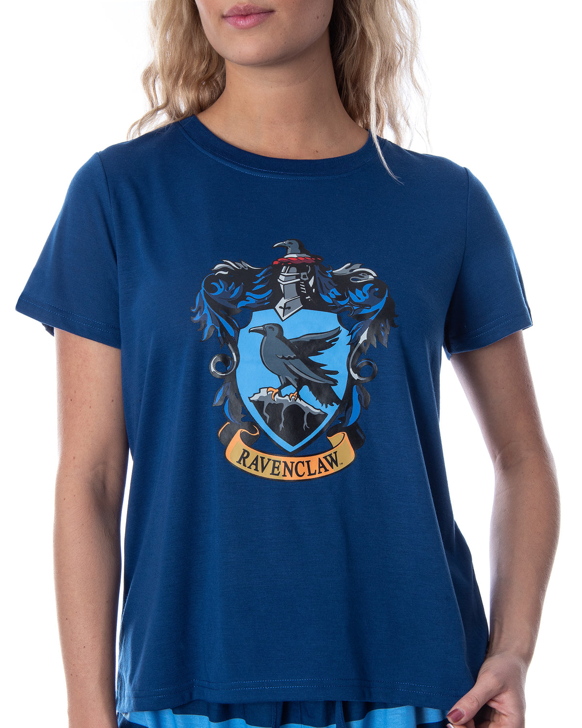 Harry Potter Women's Hogwarts Castle Shirt and Shorts Pajama Set - All 4 Houses