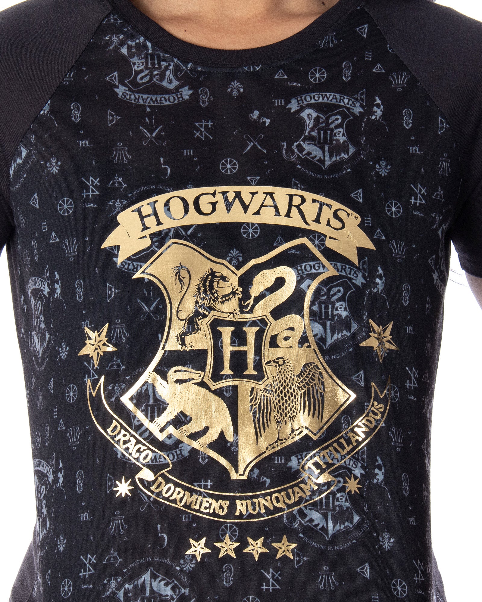 Harry Potter Women's Juniors' Hogwarts Castle Nightgown Pajama Sleep Top