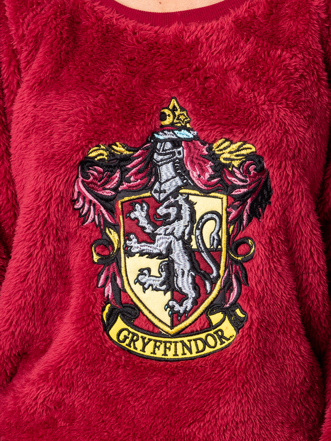 Harry Potter Womens' Sweater and Shorts Sleep Pajama Set-All Houses