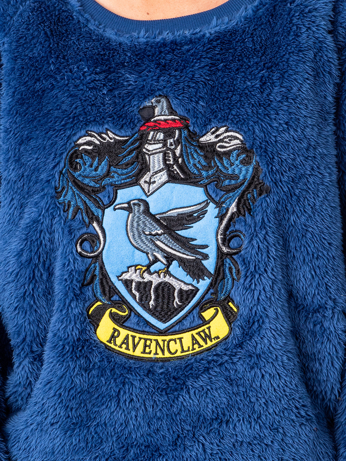 Harry Potter Womens' Sweater and Shorts Sleep Pajama Set-All Houses
