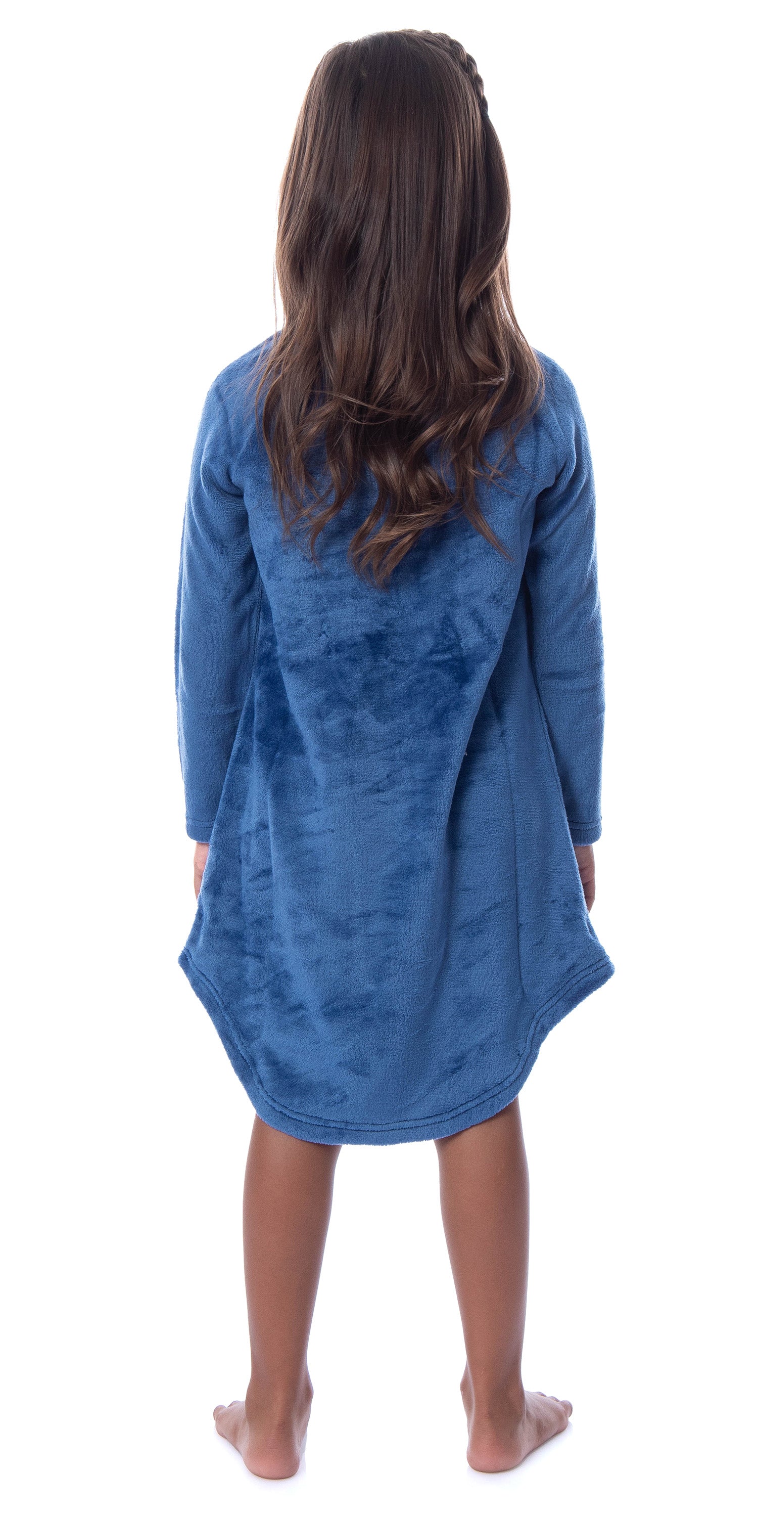 Harry Potter Girls' Hogwarts Houses Crest Raglan Pajama Nightgown-All Houses