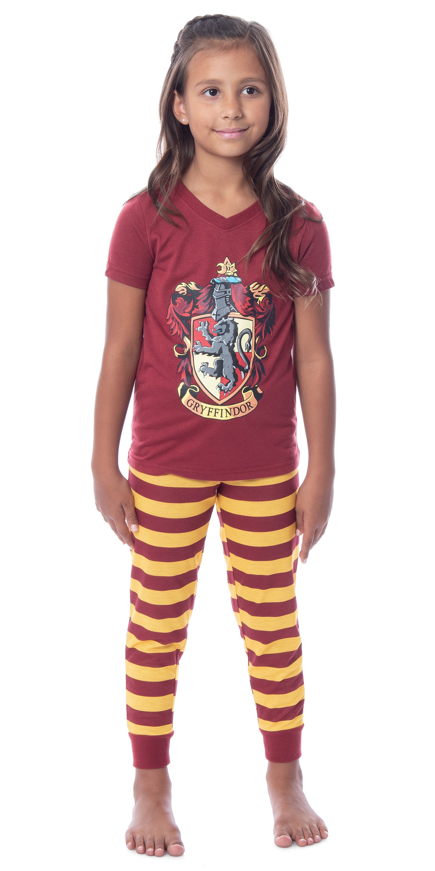 Harry Potter Big Girls' Hogwarts House Crest Jogger Pajama Set-All Houses