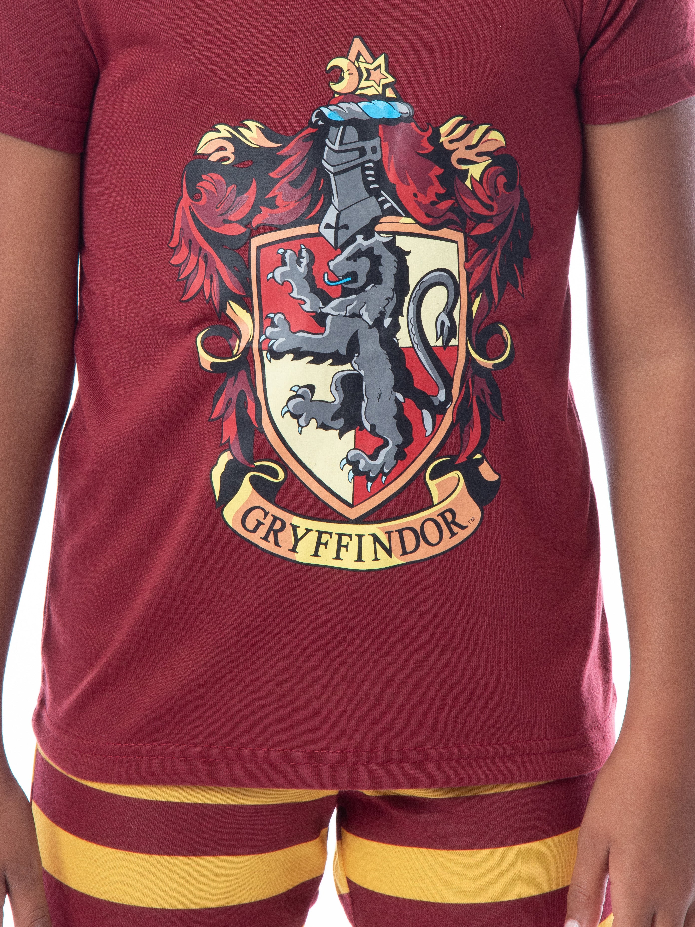 Harry Potter Big Girls' Hogwarts House Crest Jogger Pajama Set-All Houses