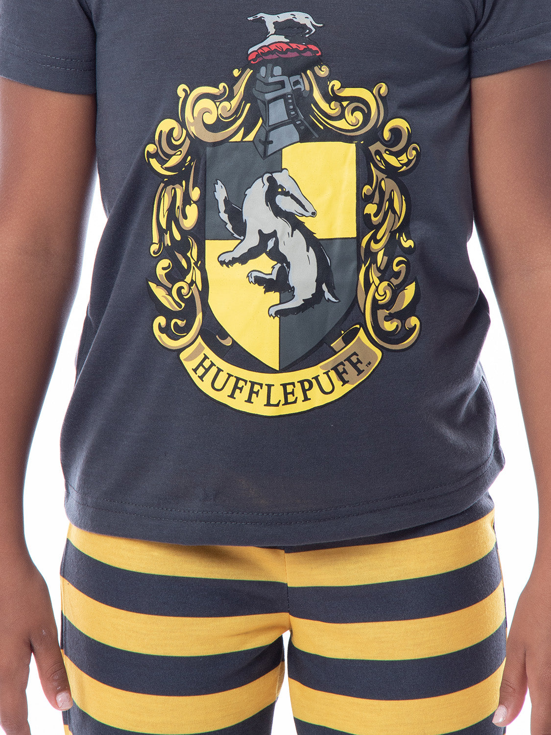 Harry Potter Big Girls' Hogwarts House Crest Jogger Pajama Set-All Houses