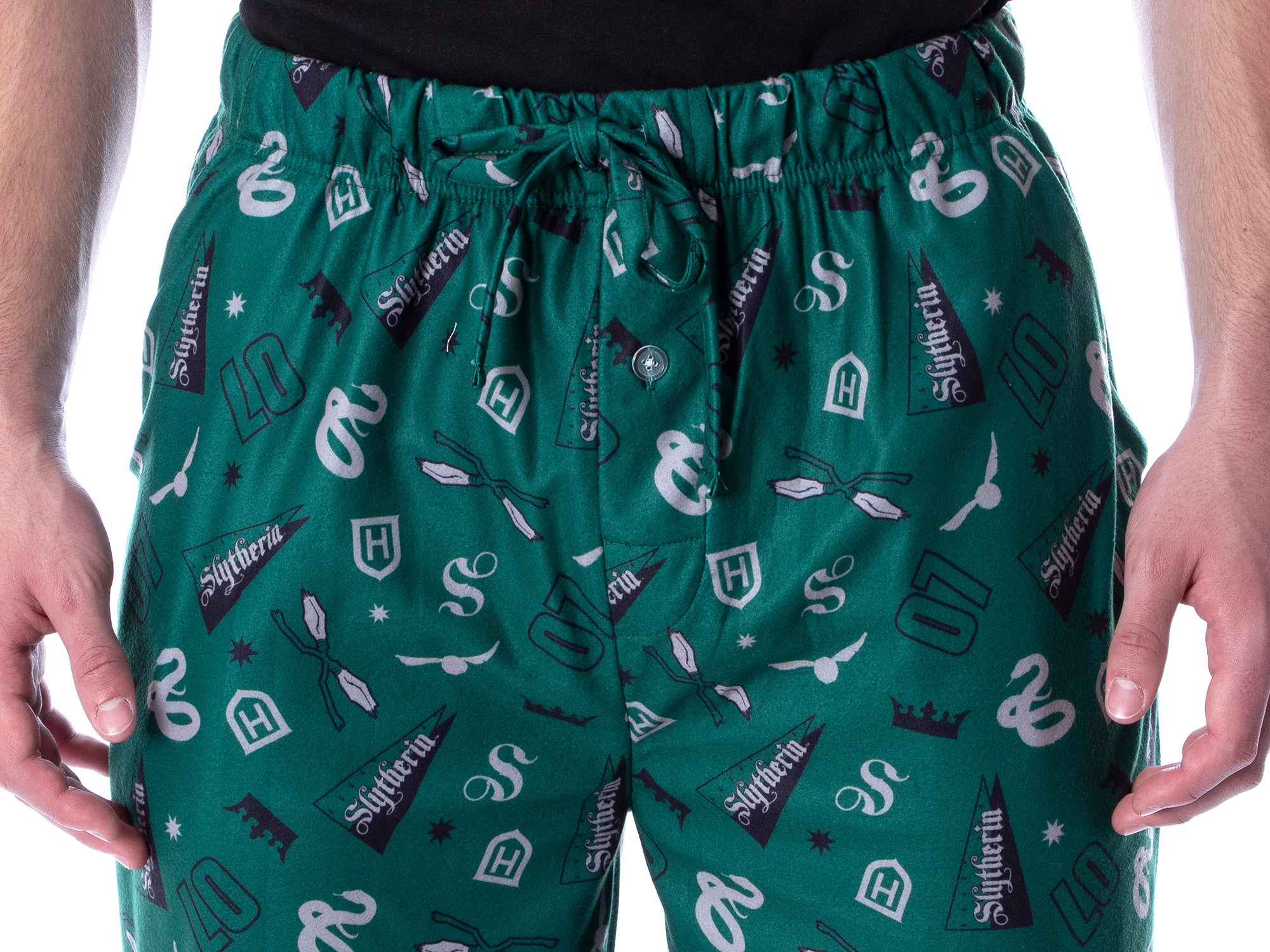 Harry Potter Adult Men's Quidditch House Pajama Pants - 4 Houses Available