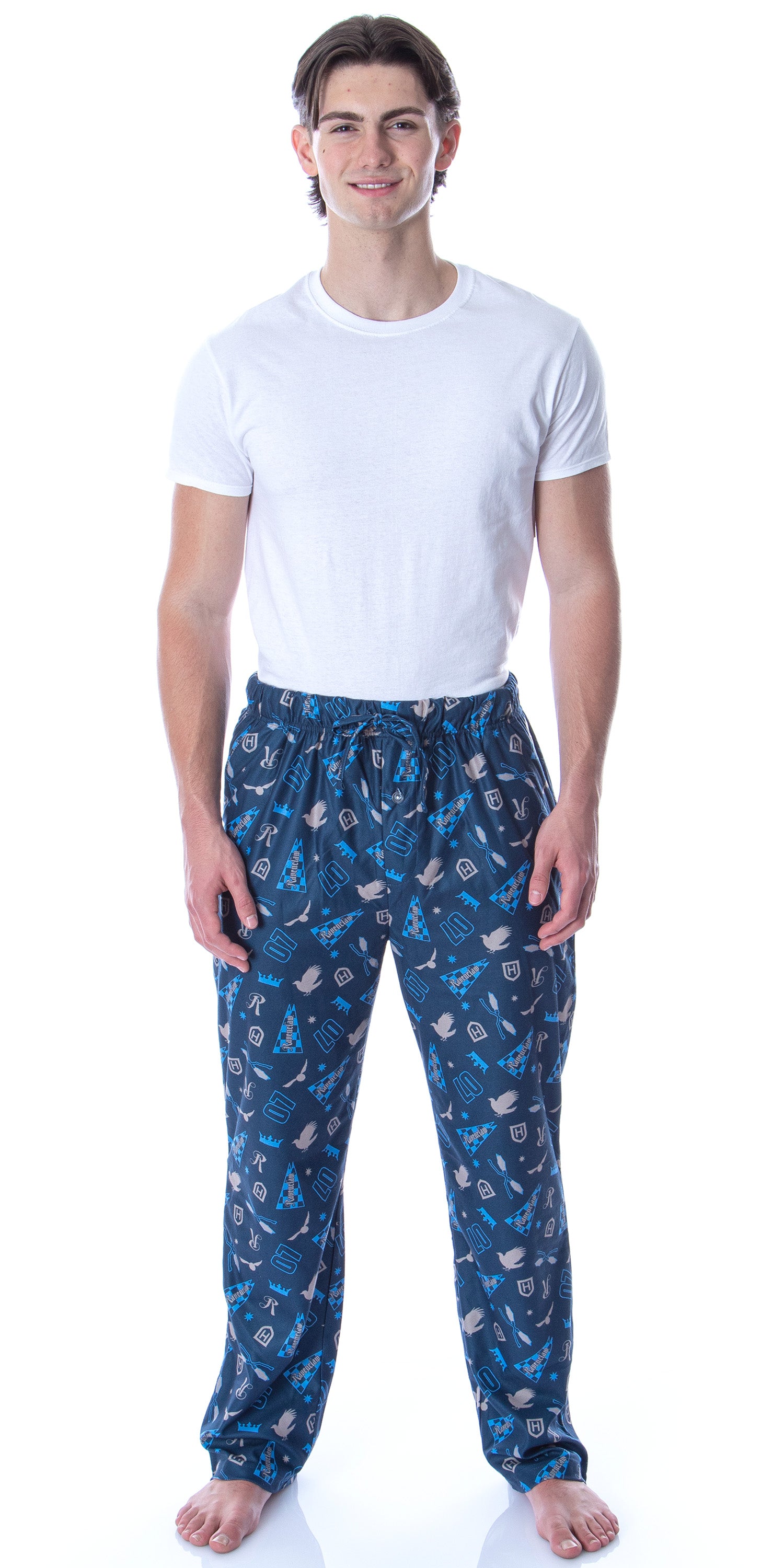 Harry Potter Adult Men's Quidditch House Pajama Pants - 4 Houses Available