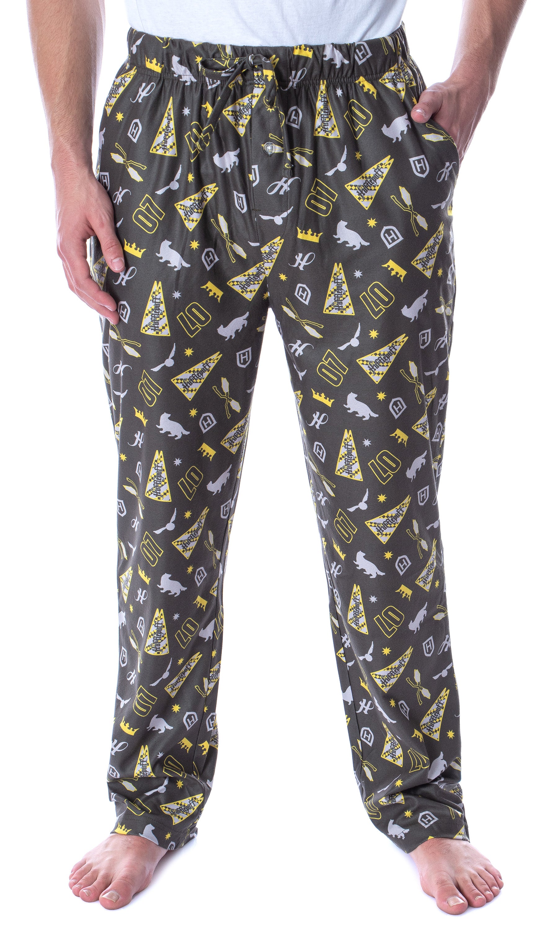 Harry Potter Adult Men's Quidditch House Pajama Pants - 4 Houses Available