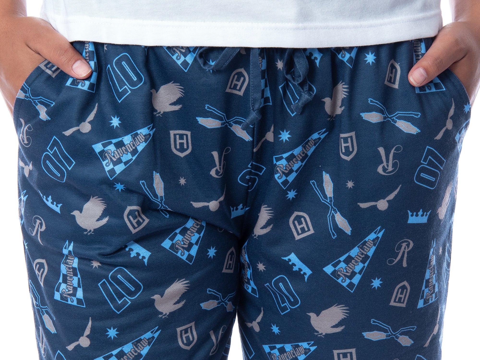 Harry Potter Womens' Hogwarts House Sleep Jogger Pajama Pants-All Houses