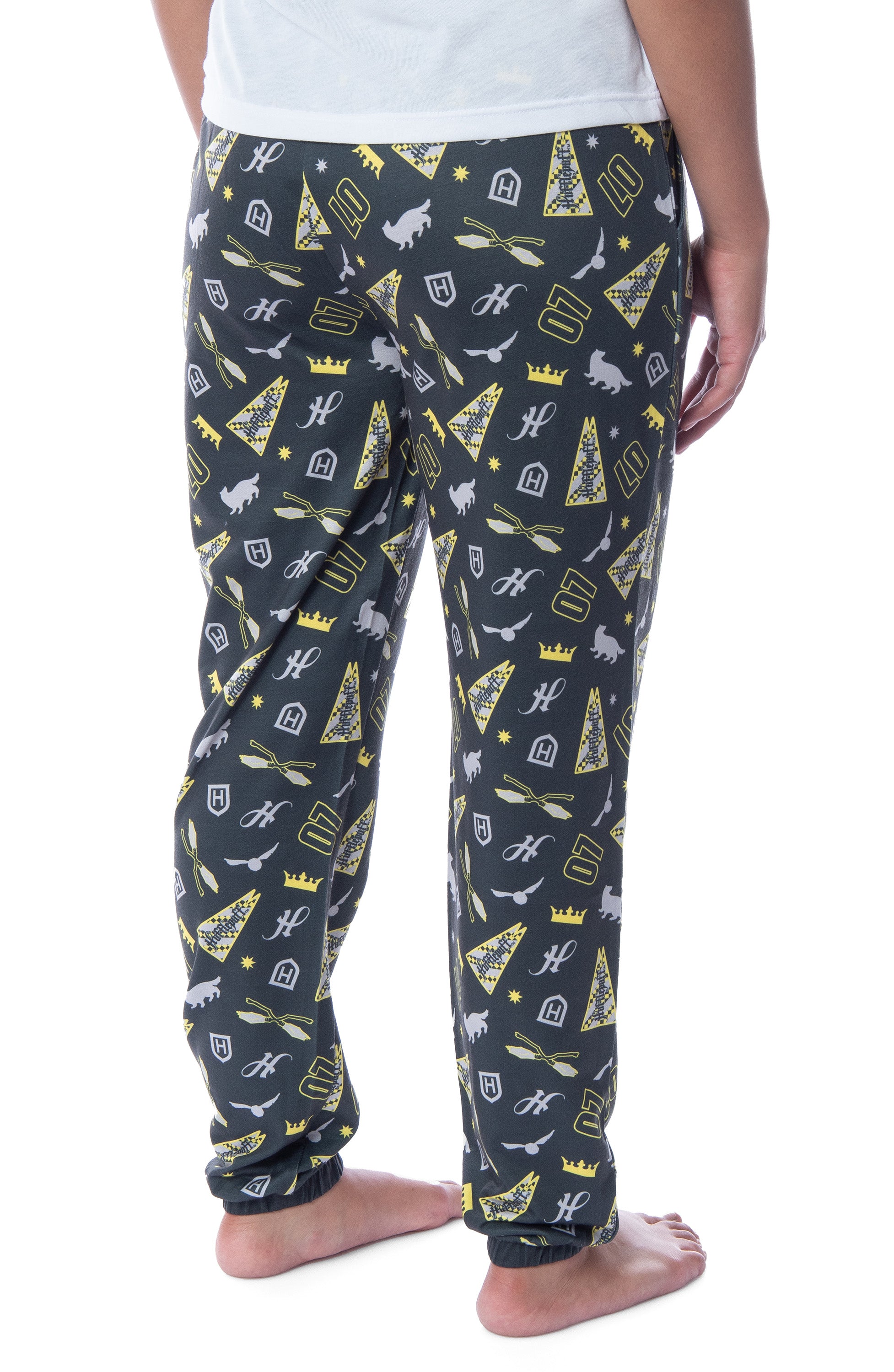 Harry Potter Womens' Hogwarts House Sleep Jogger Pajama Pants-All Houses