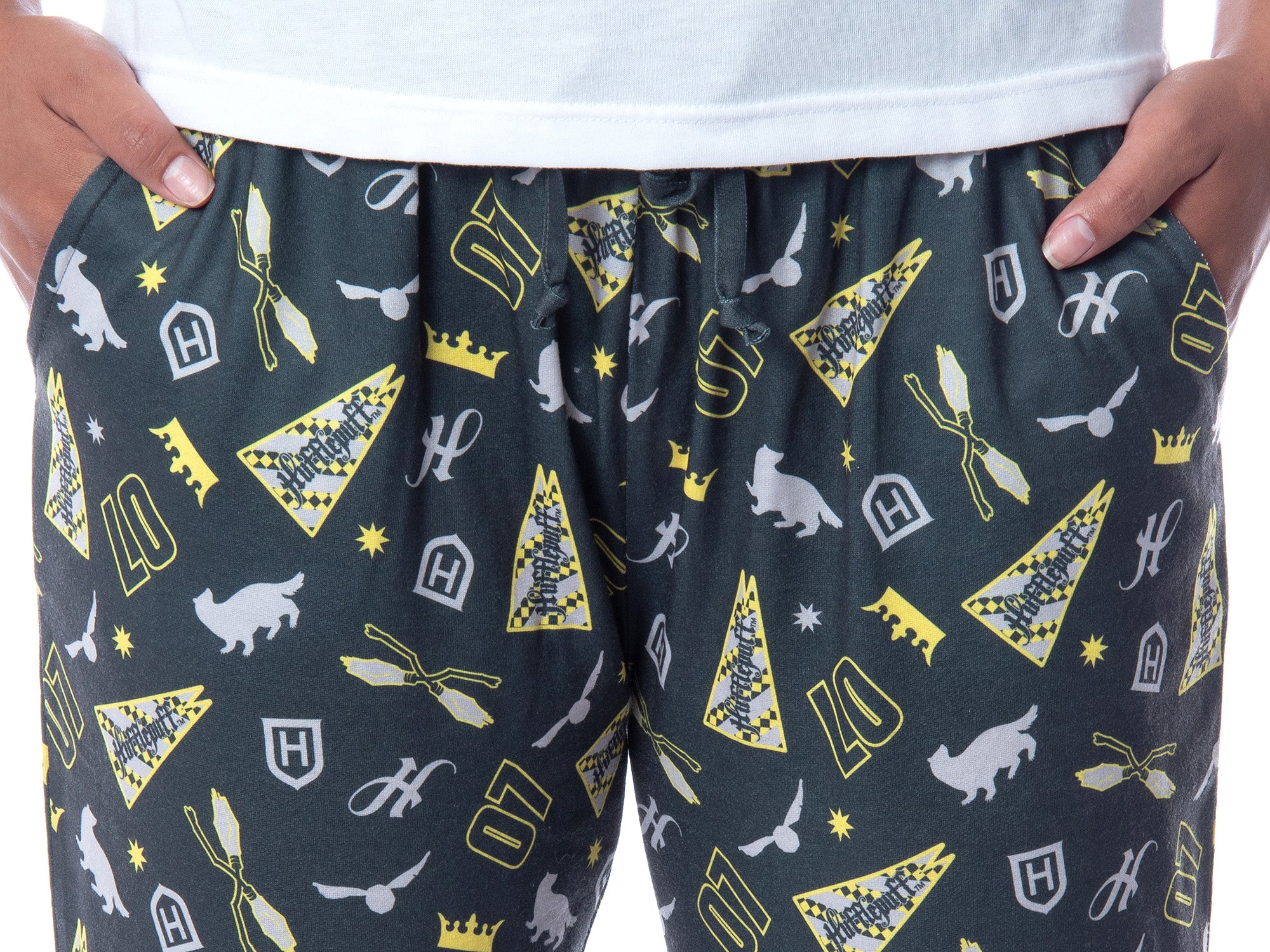Harry Potter Womens' Hogwarts House Sleep Jogger Pajama Pants-All Houses