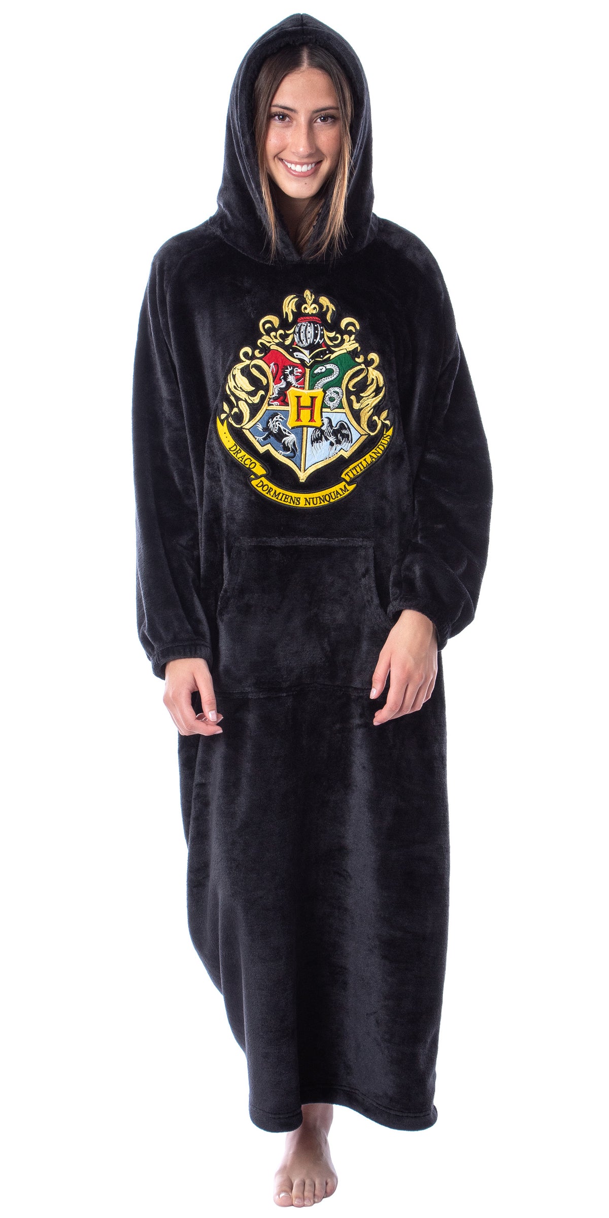 Harry Potter Hogwarts Castle Mens' Wearable Blanket Pullover Robe