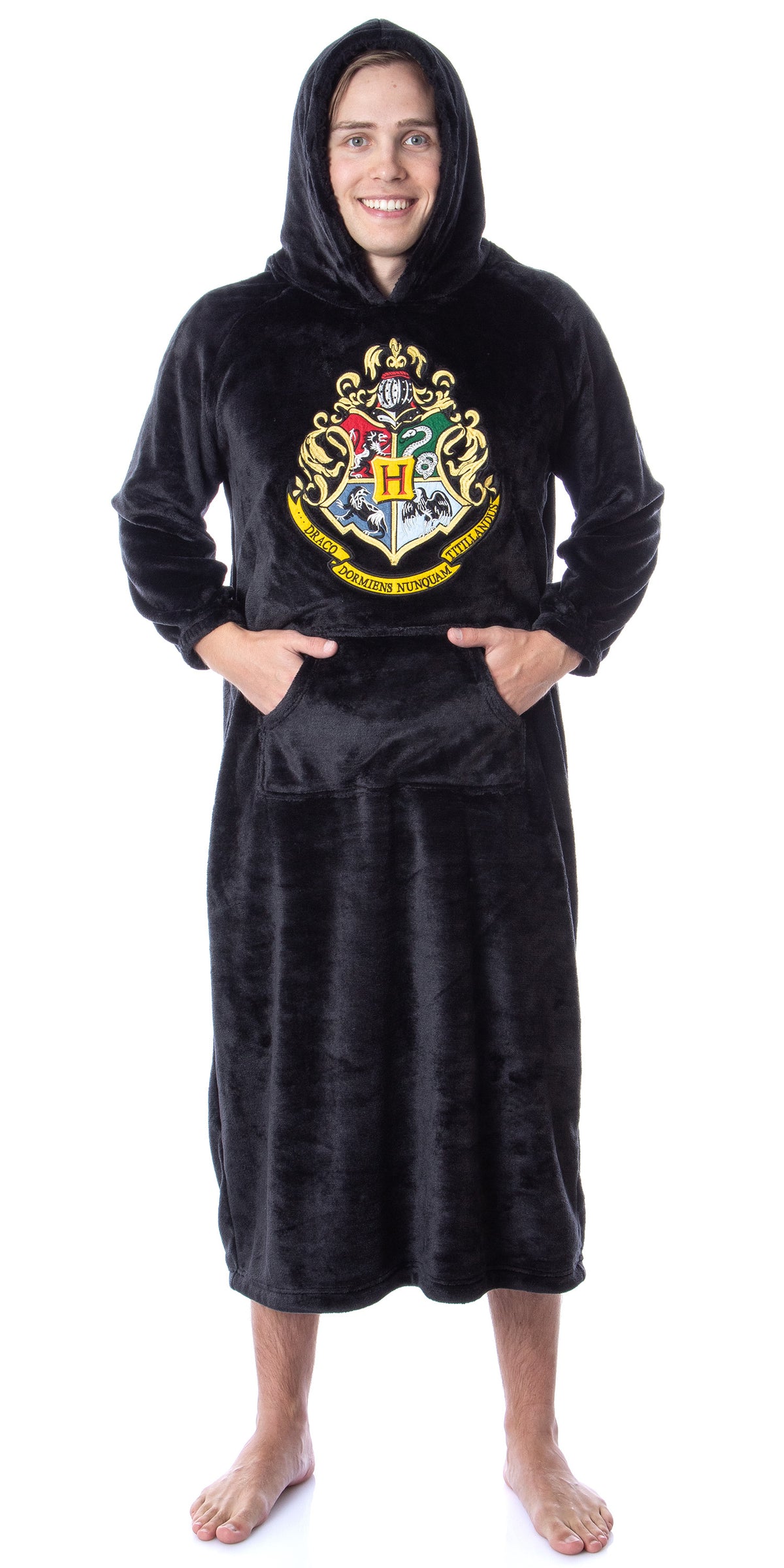 Harry Potter Hogwarts Castle Mens' Wearable Blanket Pullover Robe