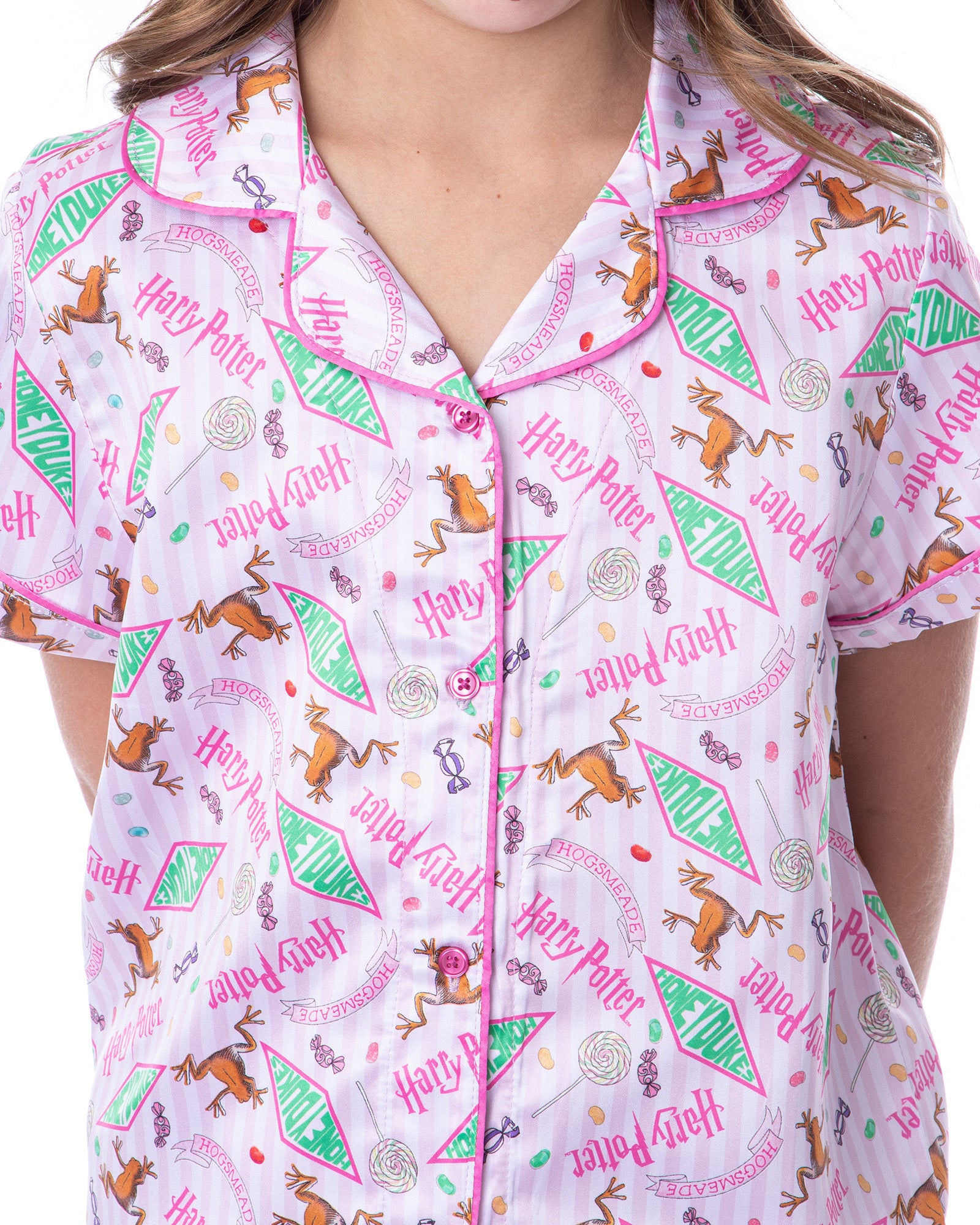Harry Potter Girls' Honeydukes Wizarding World Sleep Pajama Set Shorts