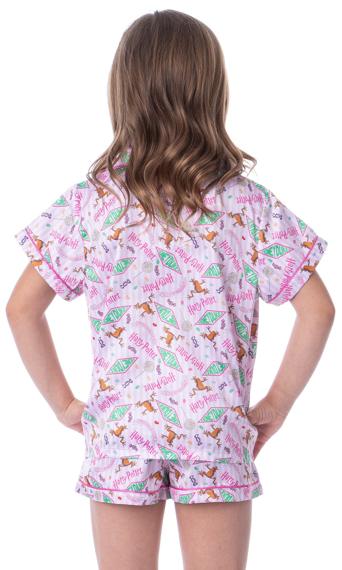 Harry Potter Girls' Honeydukes Wizarding World Sleep Pajama Set Shorts